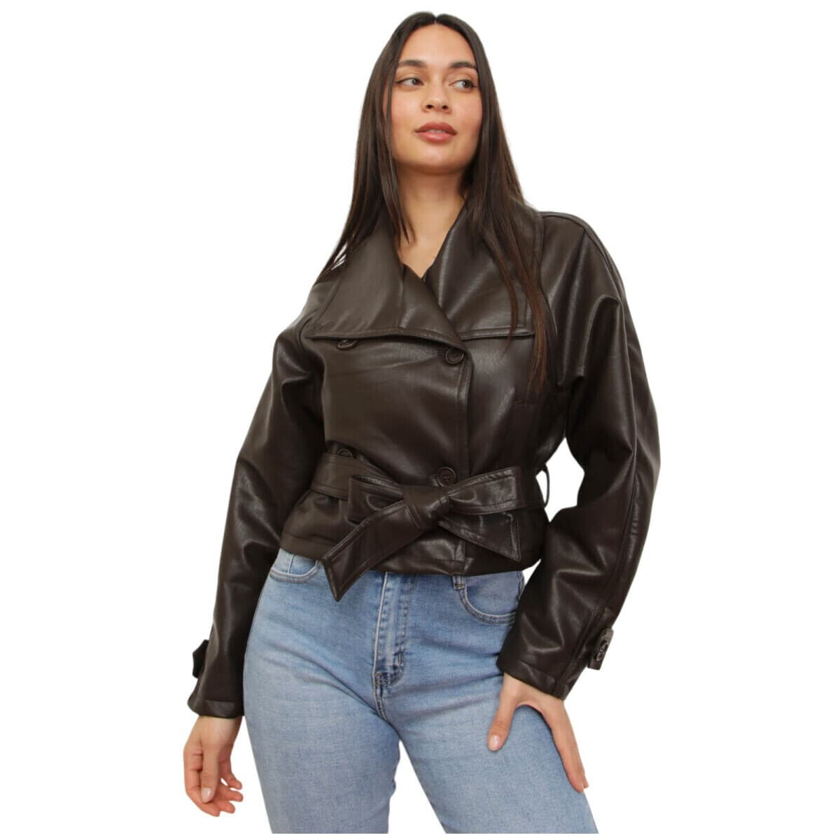 Δερμάτινο Μπουφάν La Modeuse 77942_P184986