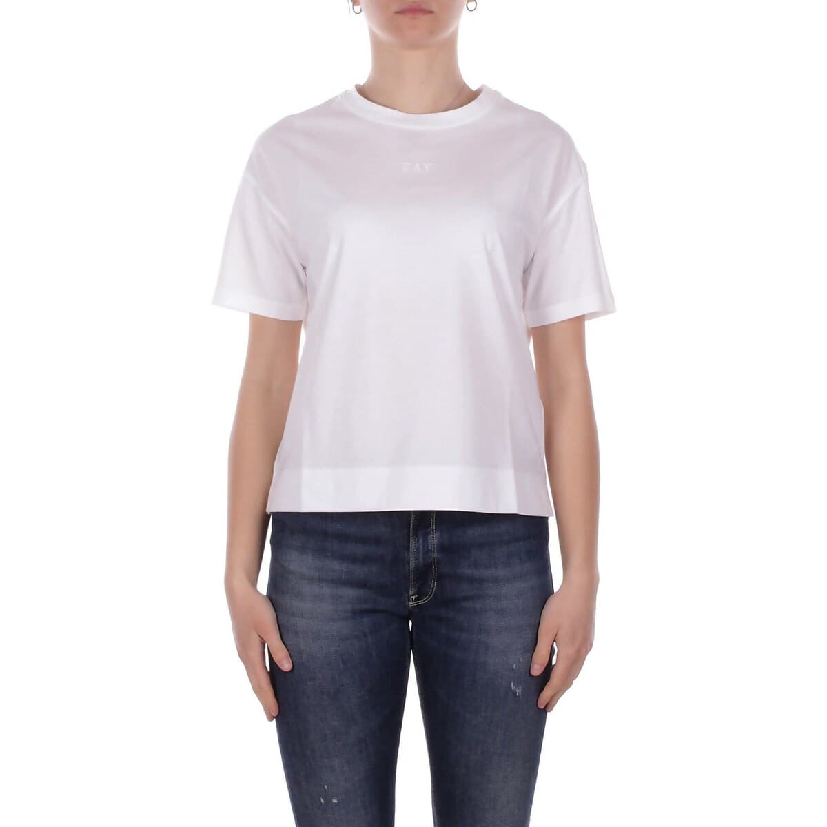 T-shirt με κοντά μανίκια Fay NPWB2526610