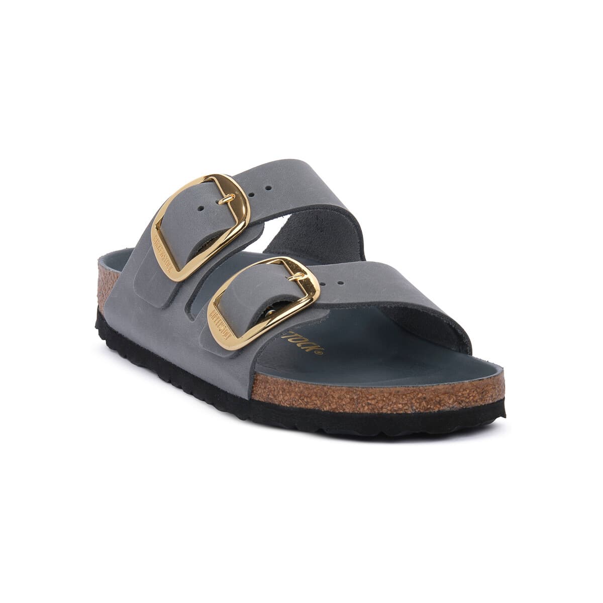 Mules BIRKENSTOCK ARIZONA BIG BUCKLE BASALT GREY S