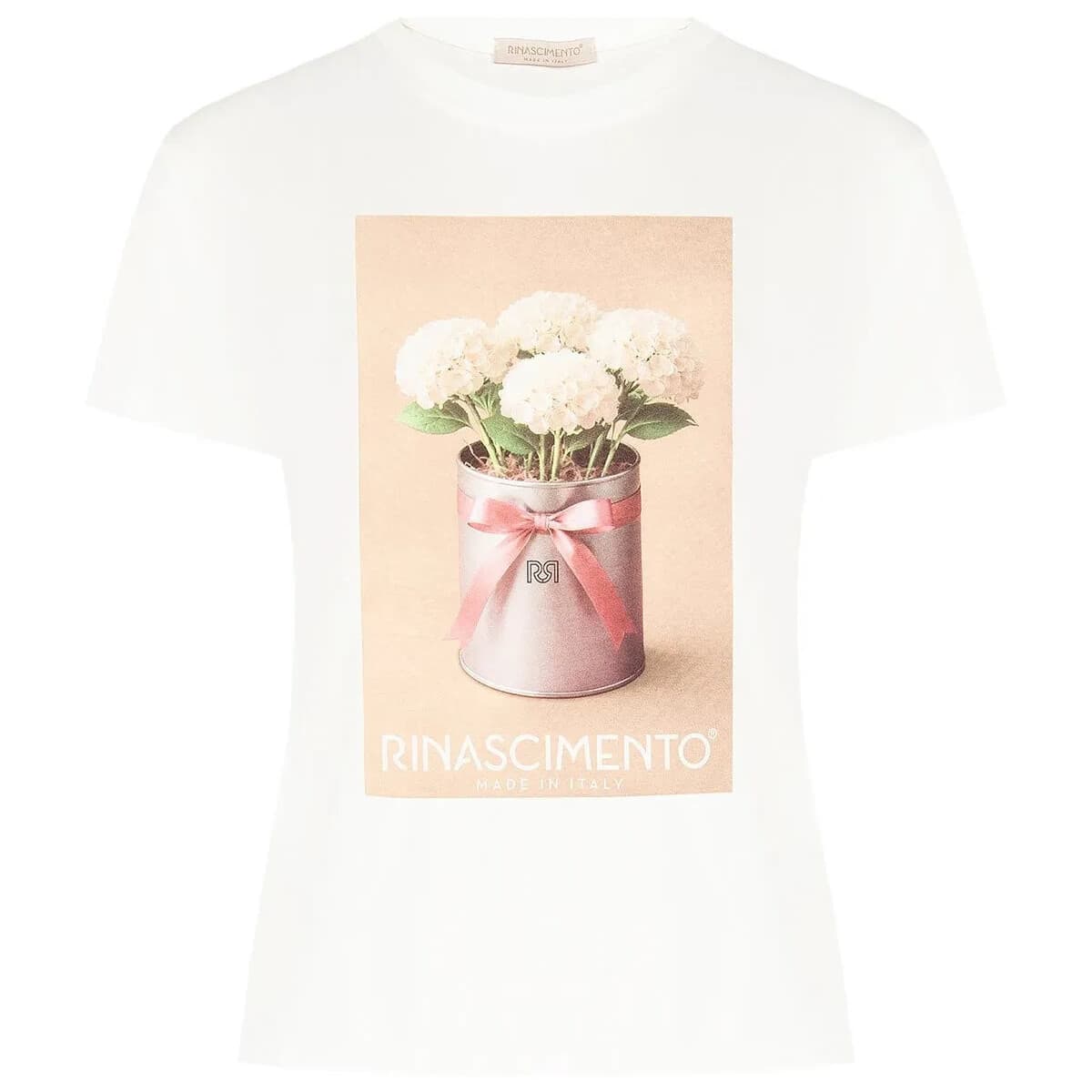 T-shirt με κοντά μανίκια Rinascimento CFC0129416003