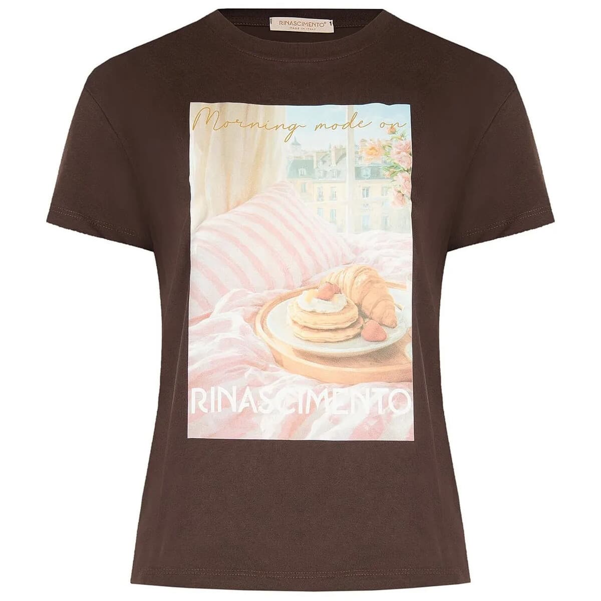 T-shirt με κοντά μανίκια Rinascimento CFC0129418003