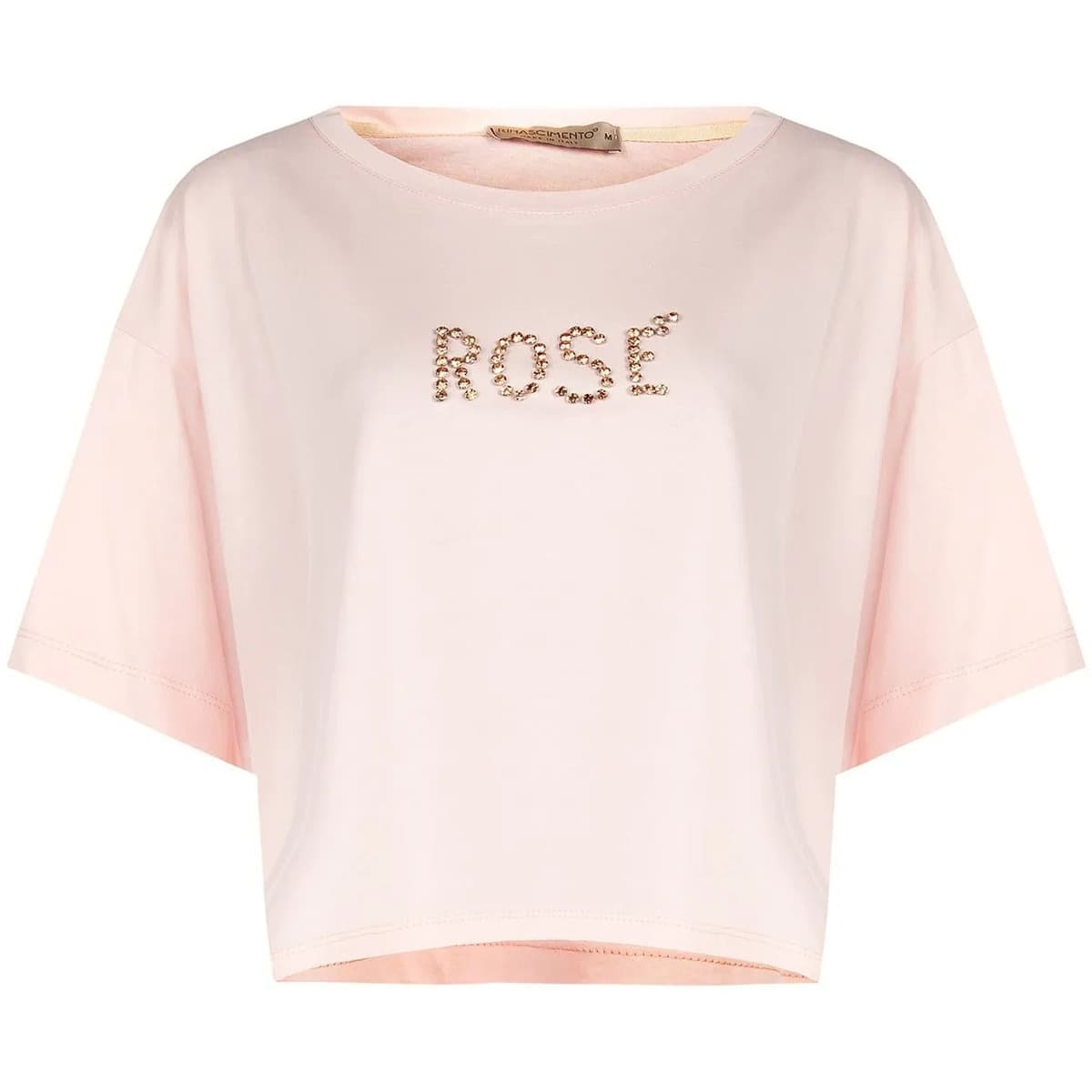 T-shirt με κοντά μανίκια Rinascimento CFC0128259003