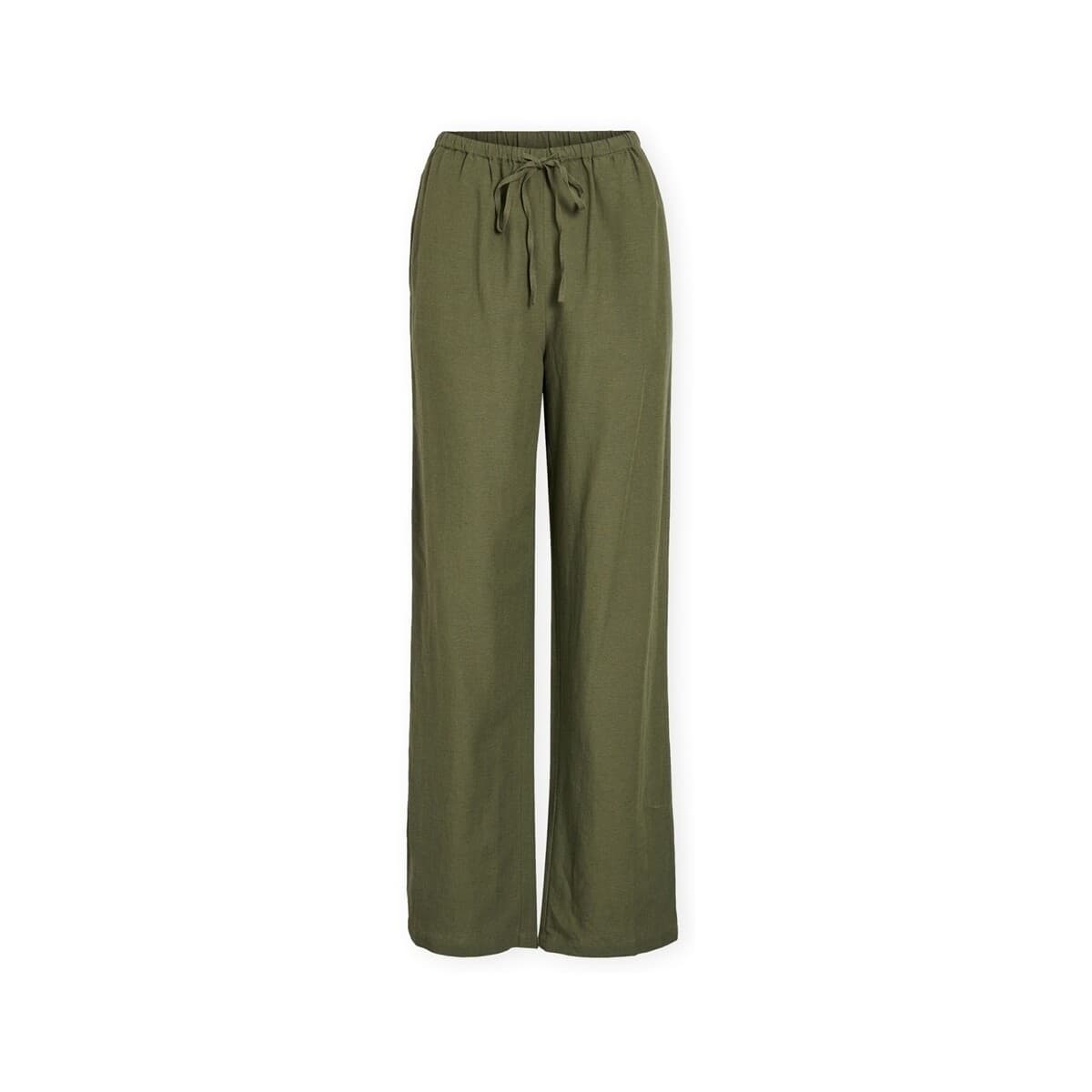 Παντελόνα Vila Noos Prisilla Trousers - Olivine
