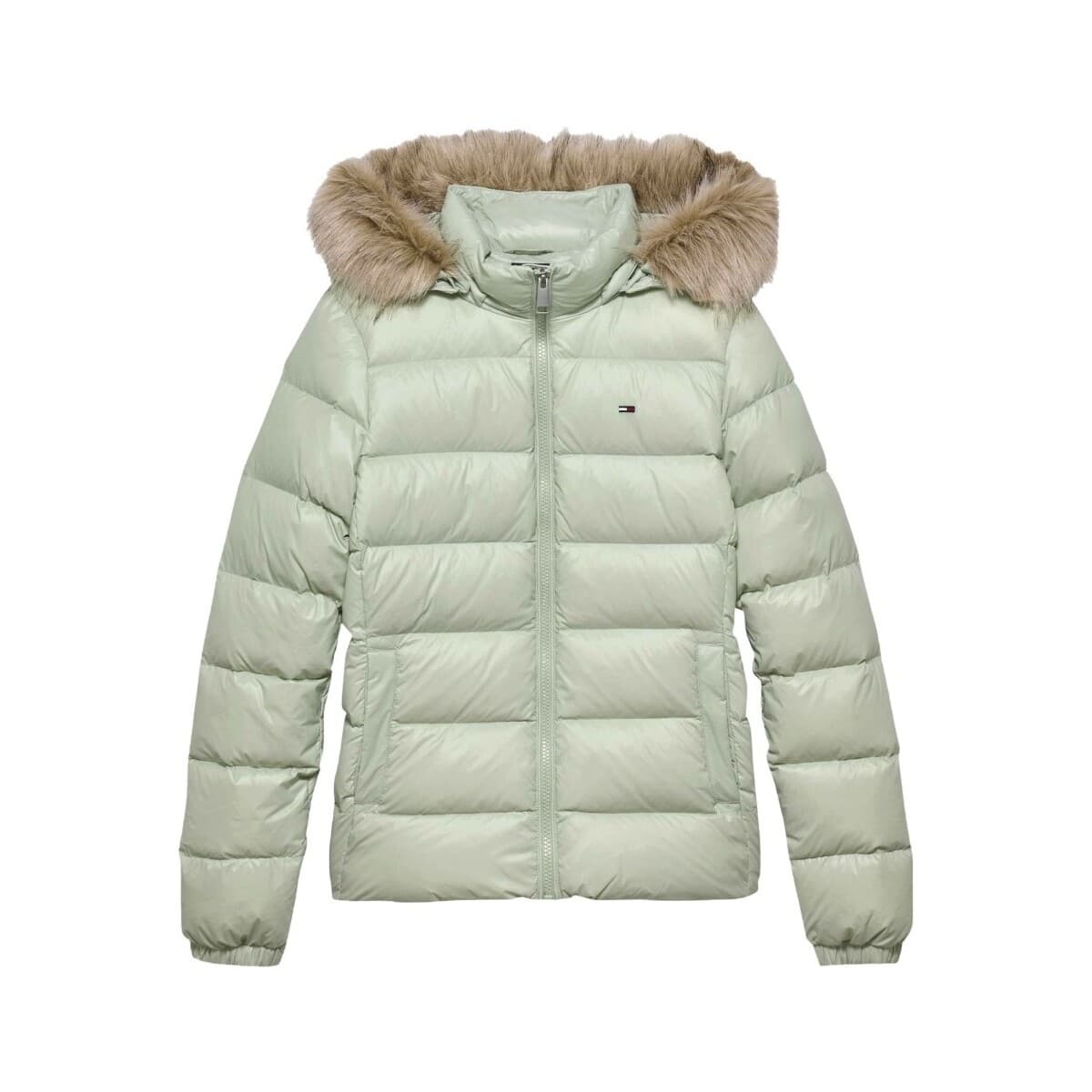 Χοντρό μπουφάν Tommy Jeans BASIC HOODED DOWN JA