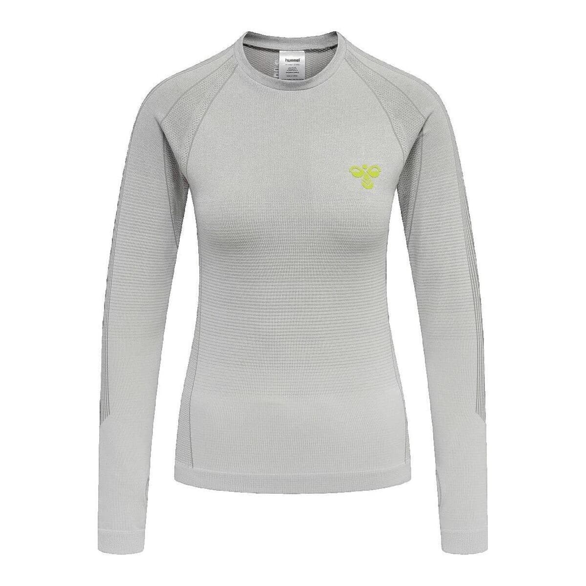 Μπλουζάκια με μακριά μανίκια hummel T-shirt GG-12 Gris Stretch Femme