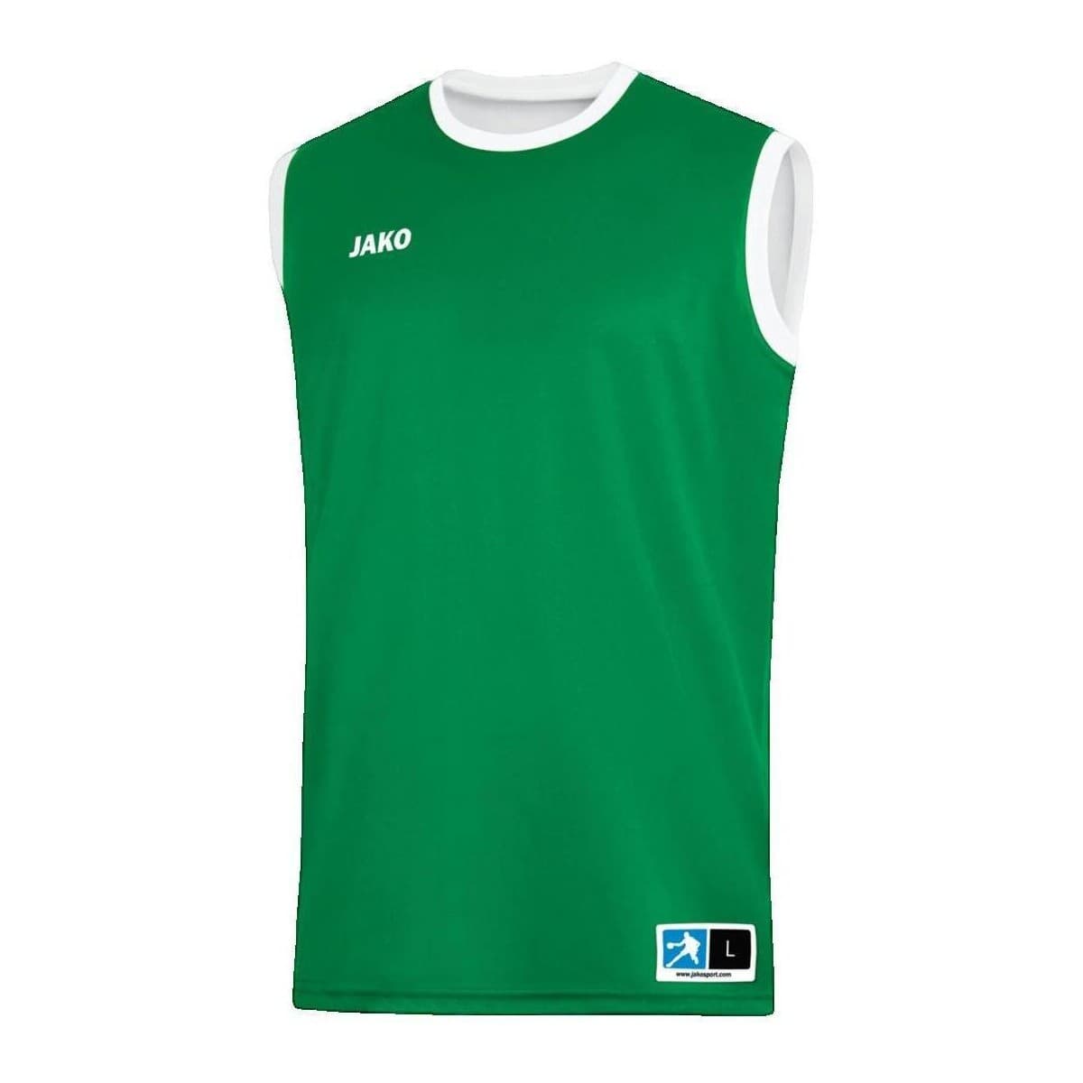 Αμάνικα/T-shirts χωρίς μανίκια Jako T-shirt Change 2.0 réversible vert