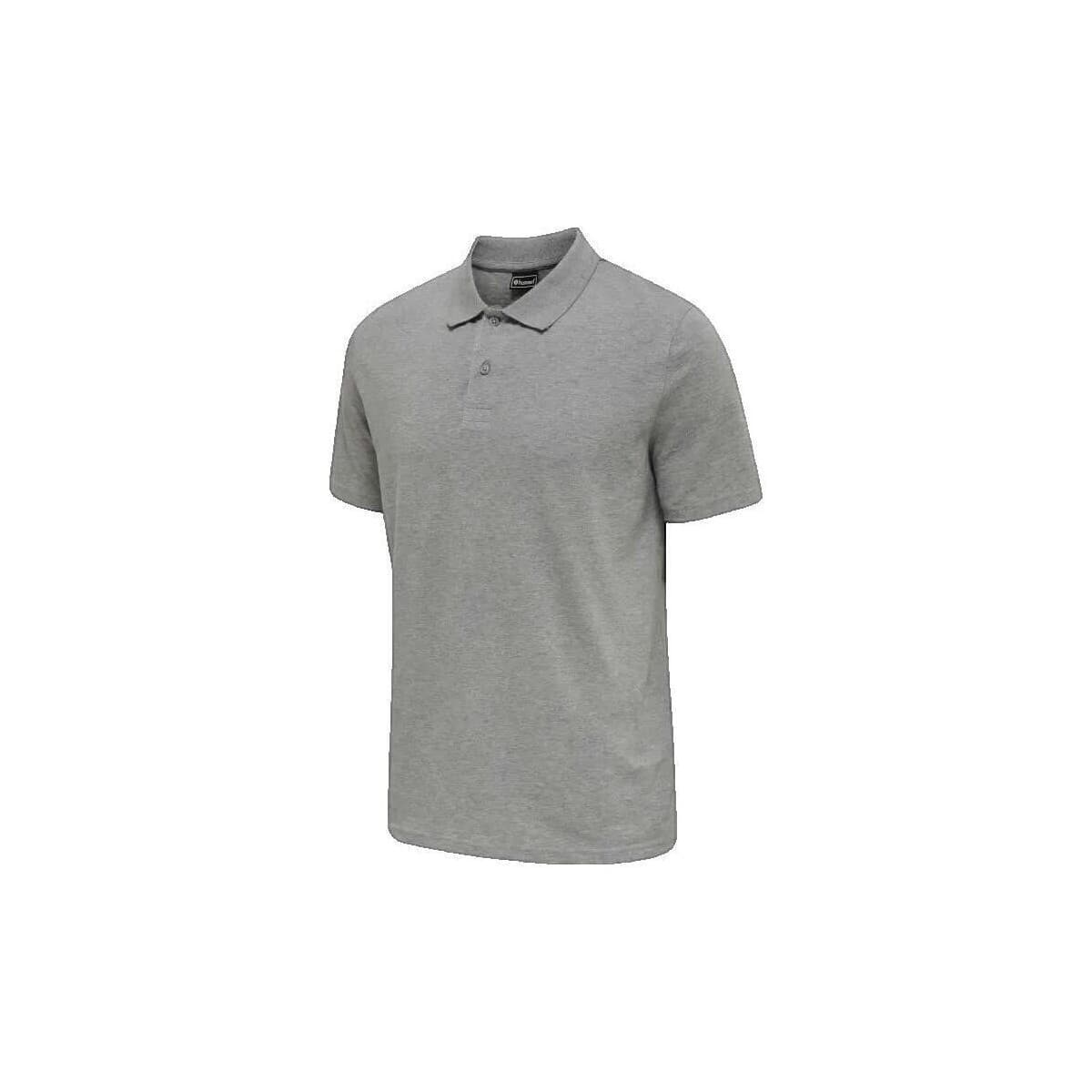 Πόλο με κοντά μανίκια hummel Polo Red Classic gris chiné