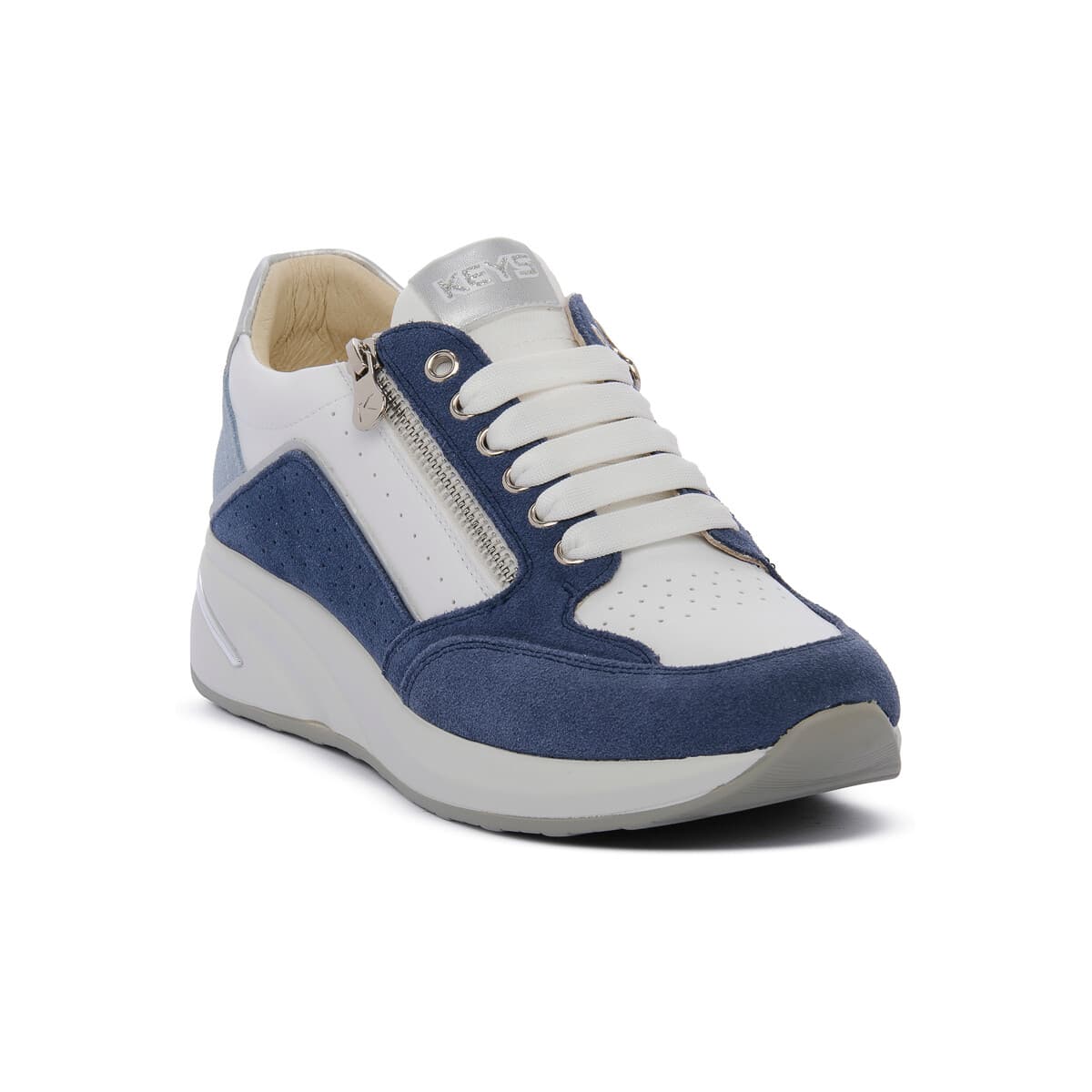 Xαμηλά Sneakers Keys BLU WHITE