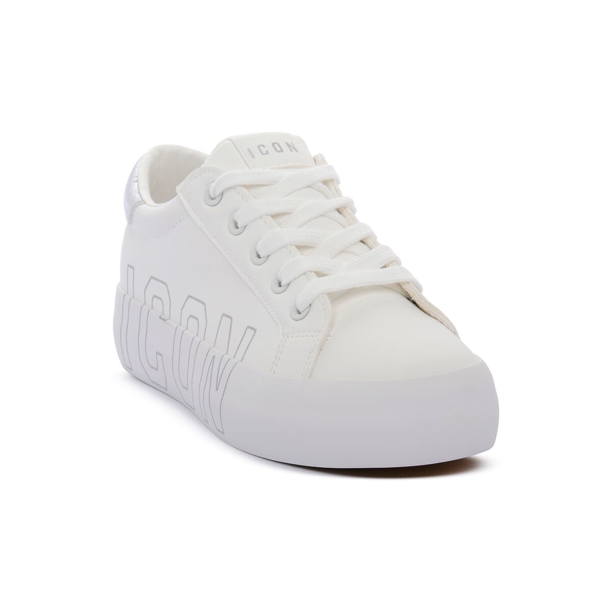 Xαμηλά Sneakers Icon ARGENTO WHITE