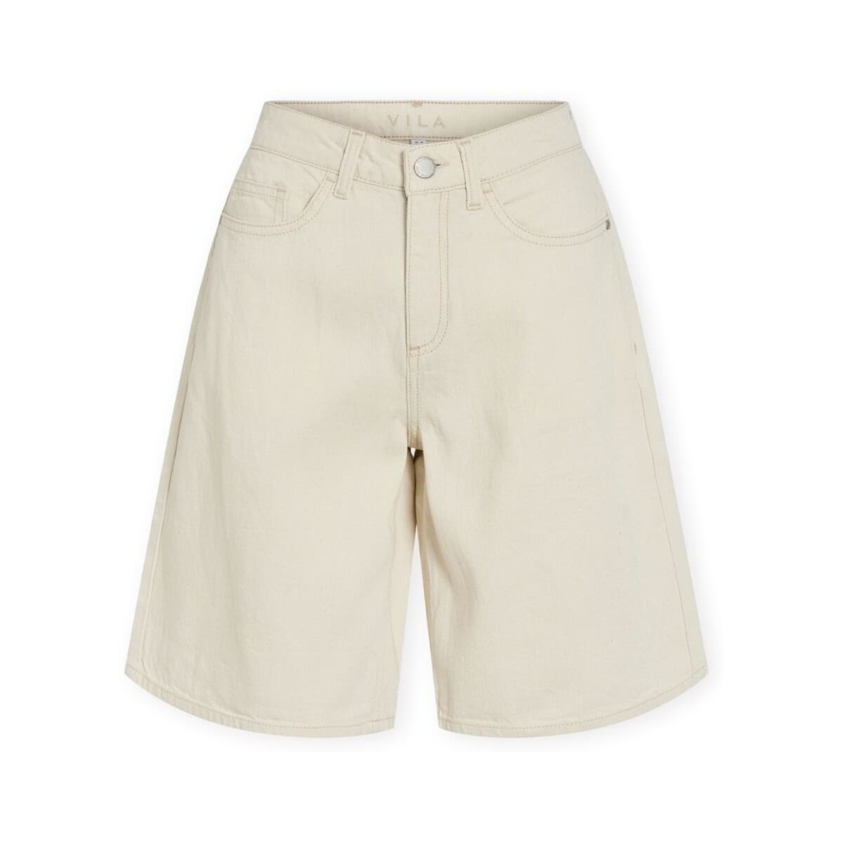 Shorts & Βερμούδες Vila Maj Denim Shorts - Ecru