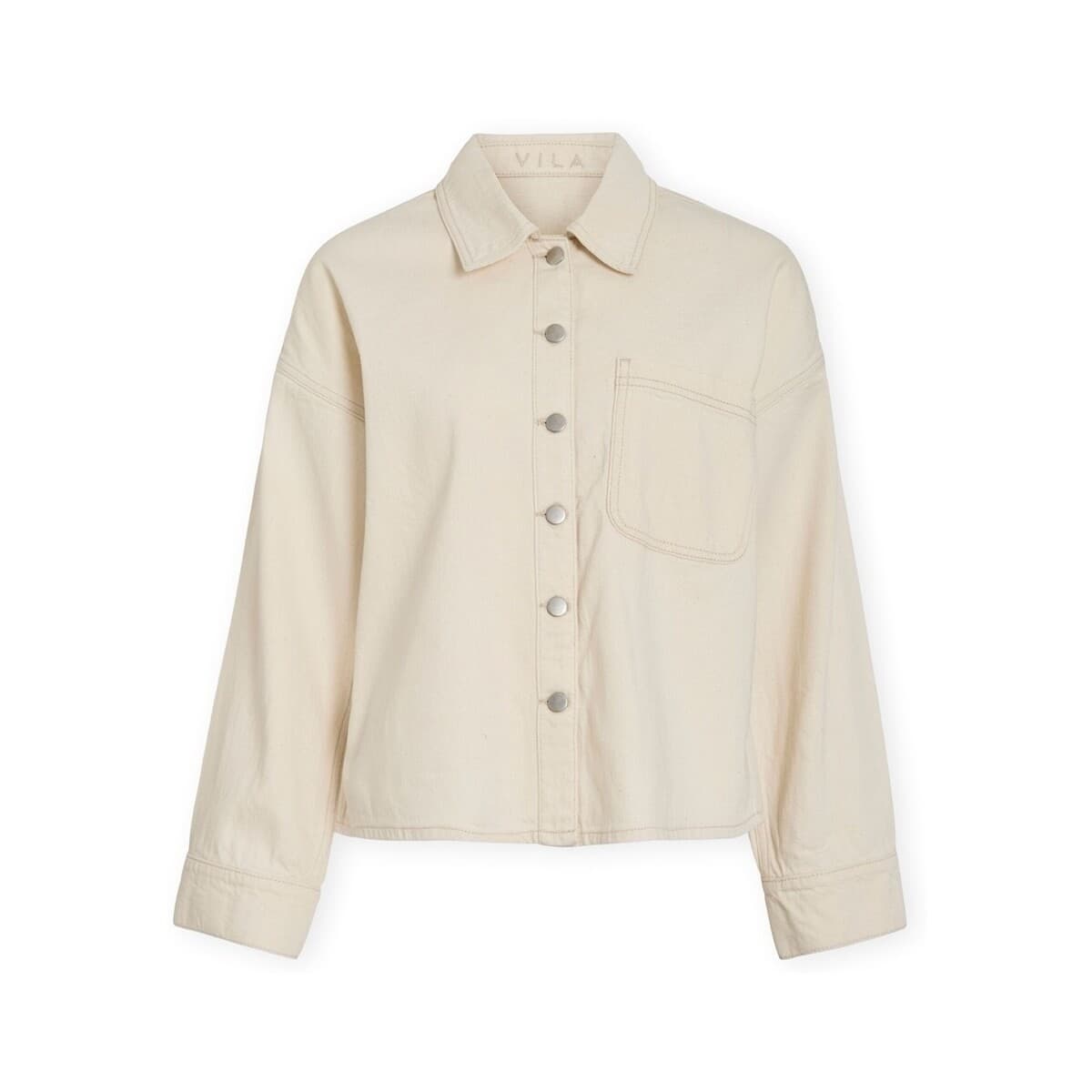 Παλτό Vila Maj Denim Jacket - Ecru