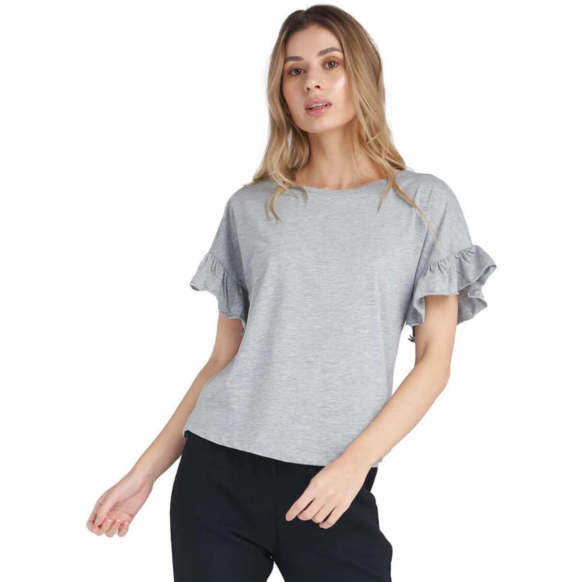 T-shirt με κοντά μανίκια Leone 1947 Woman Short Sleeves Sparkly
