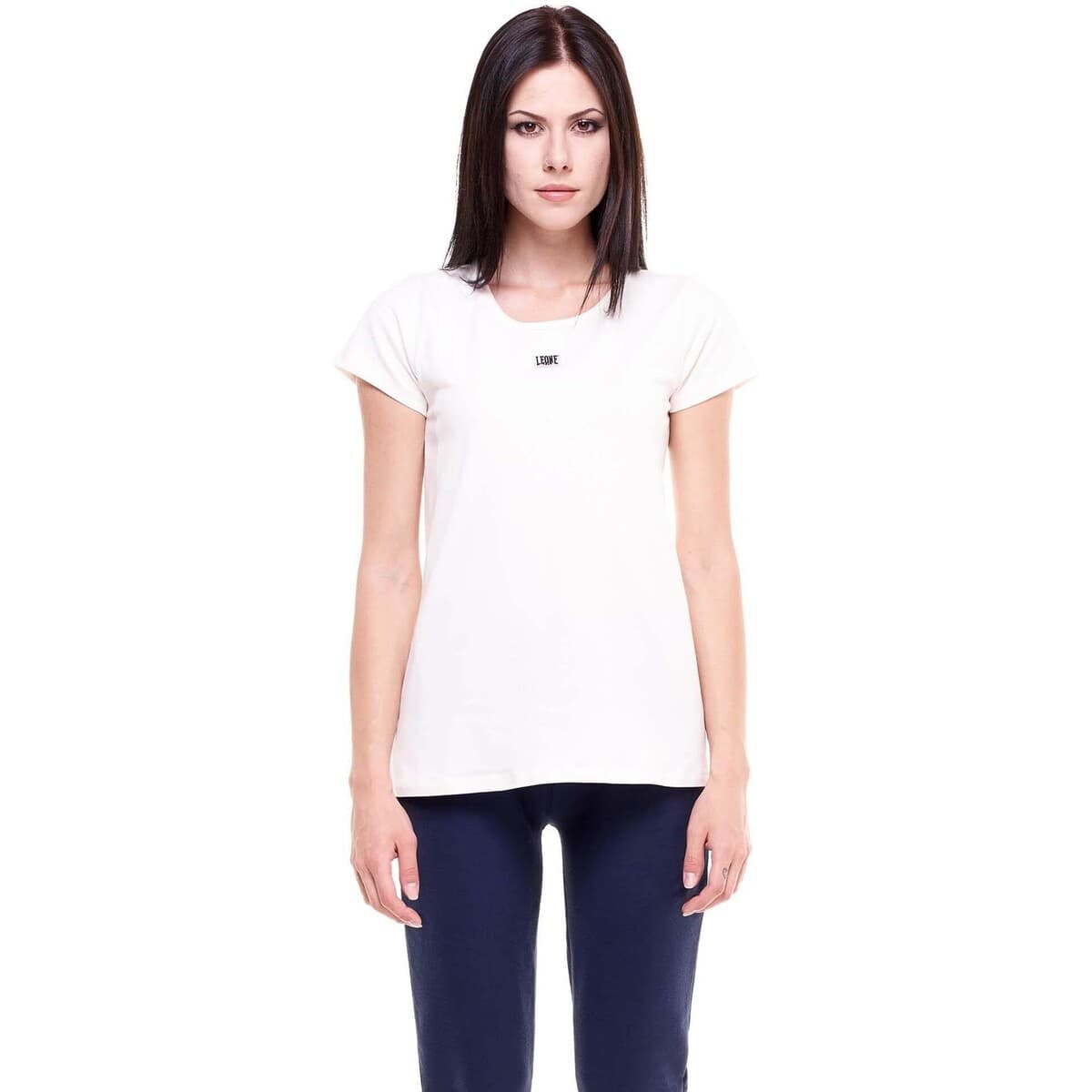 T-shirt με κοντά μανίκια Leone 1947 Woman Short Sleeves Basic 1947