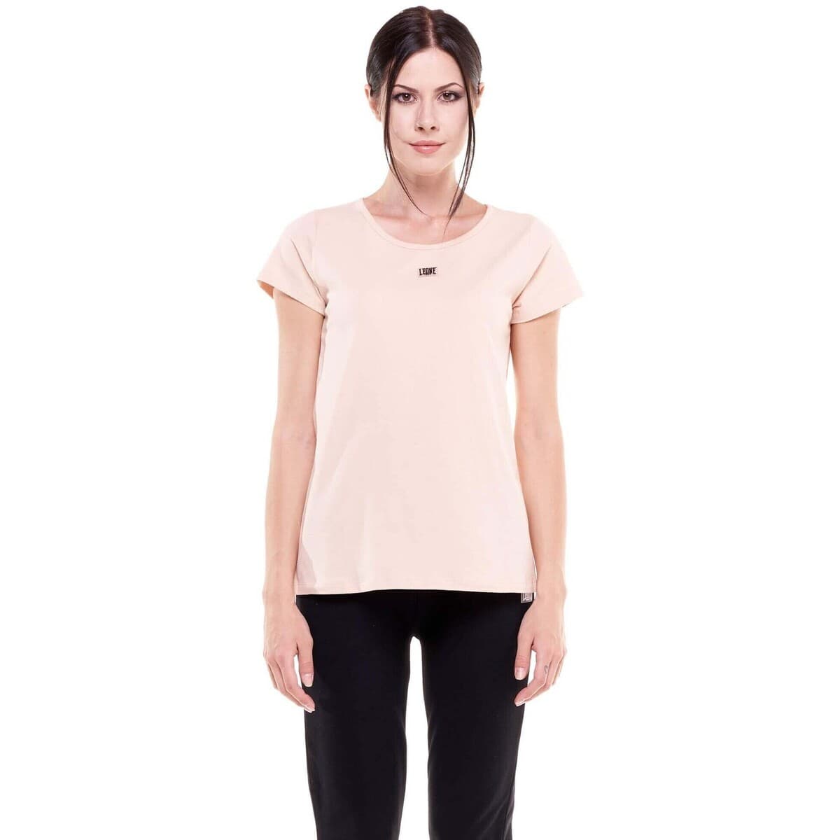 T-shirt με κοντά μανίκια Leone 1947 Woman Short Sleeves Basic 1947