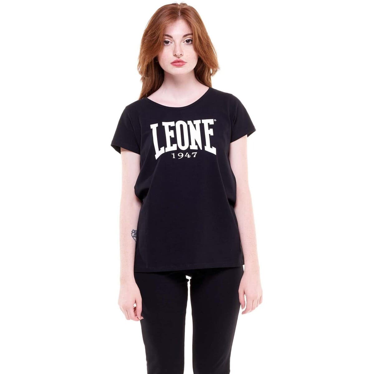 T-shirt με κοντά μανίκια Leone 1947 Woman T-Shirt Short Sleeves Basic 1947