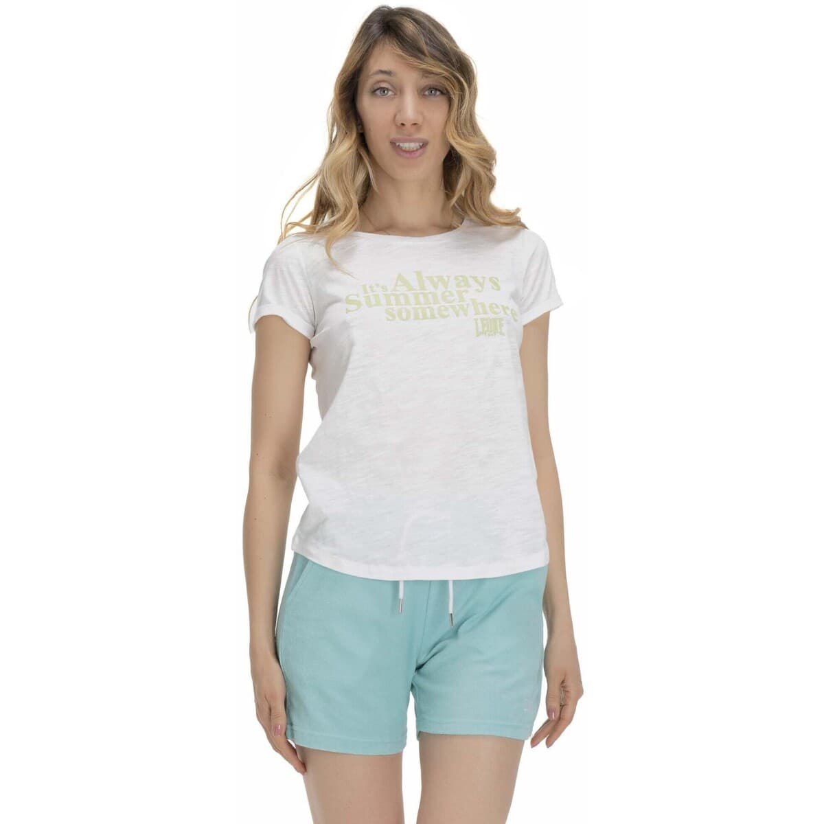 T-shirt με κοντά μανίκια Leone 1947 Woman Short Sleeves Silence Work