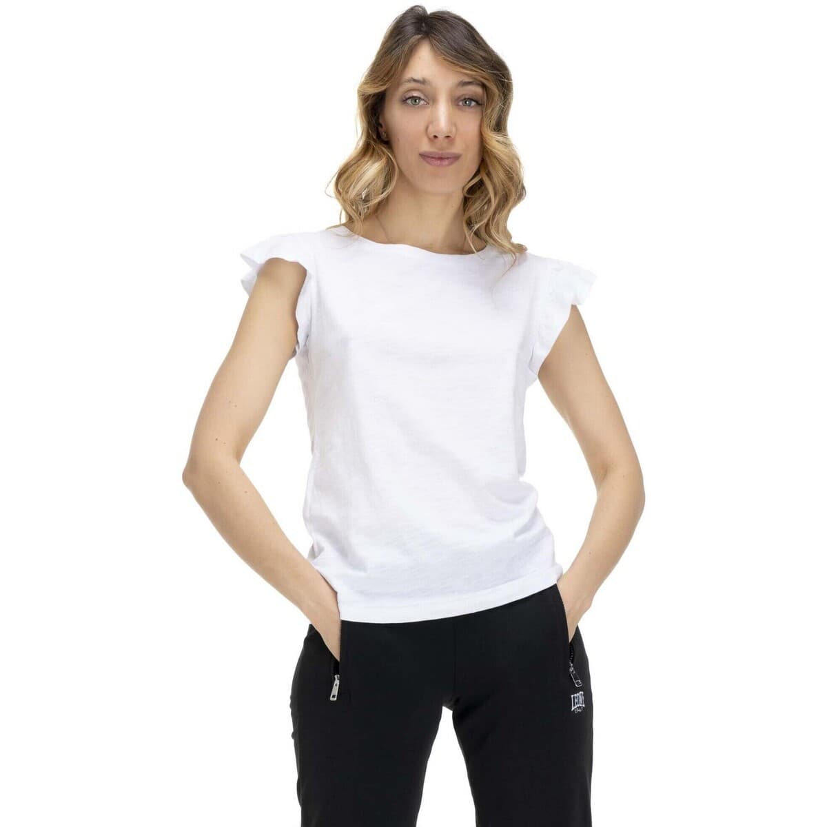 Αμάνικα/T-shirts χωρίς μανίκια Leone 1947 Woman Short Sleeves Earth Tones