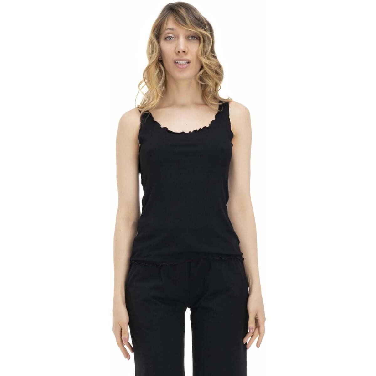 Αμάνικα/T-shirts χωρίς μανίκια Leone 1947 Woman Tank Earth Tones