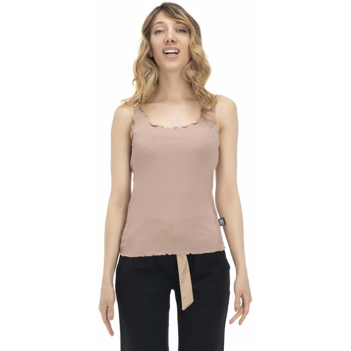 Αμάνικα/T-shirts χωρίς μανίκια Leone 1947 Woman Tank Earth Tones