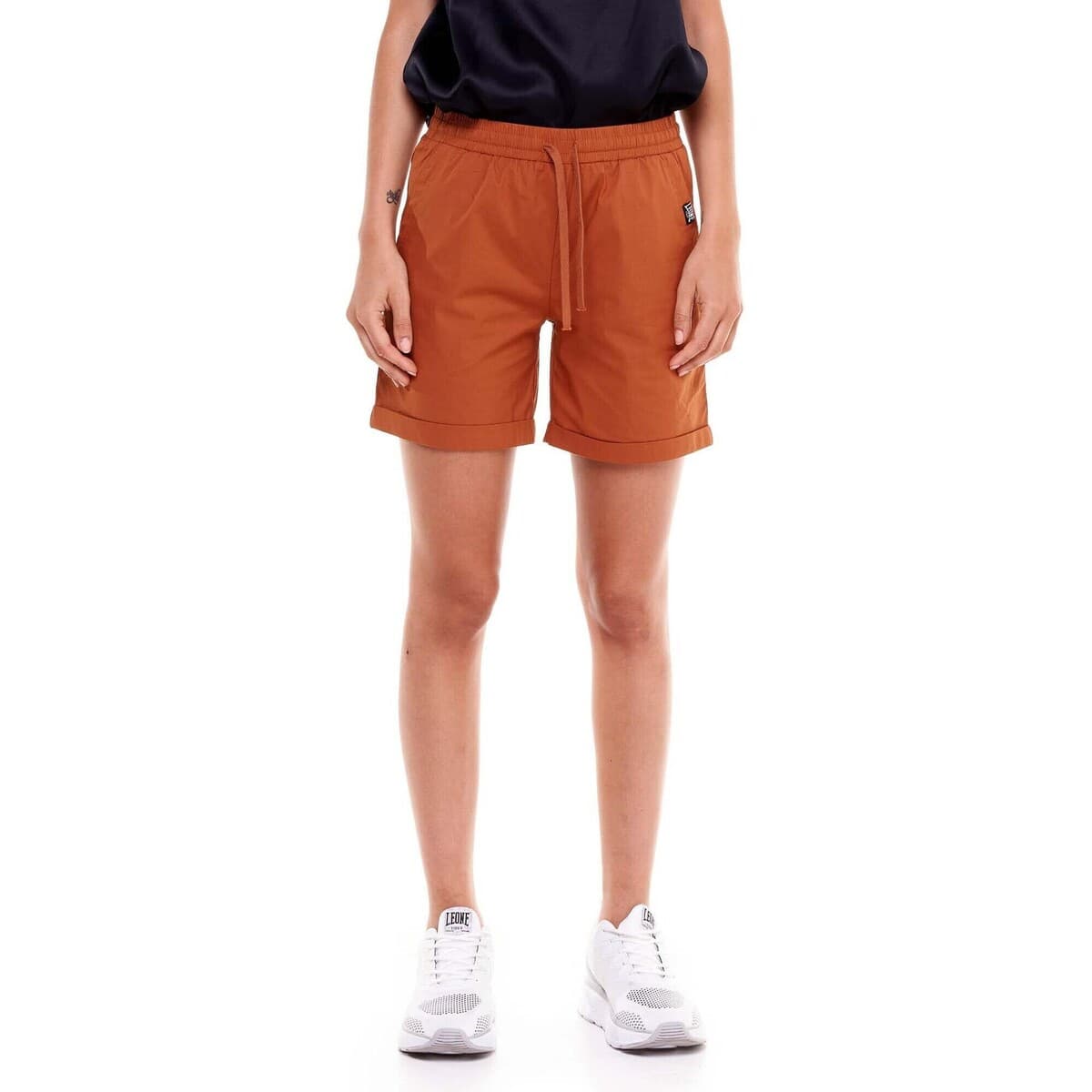 Shorts & Βερμούδες Leone 1947 Woman Poplin Earth Tones