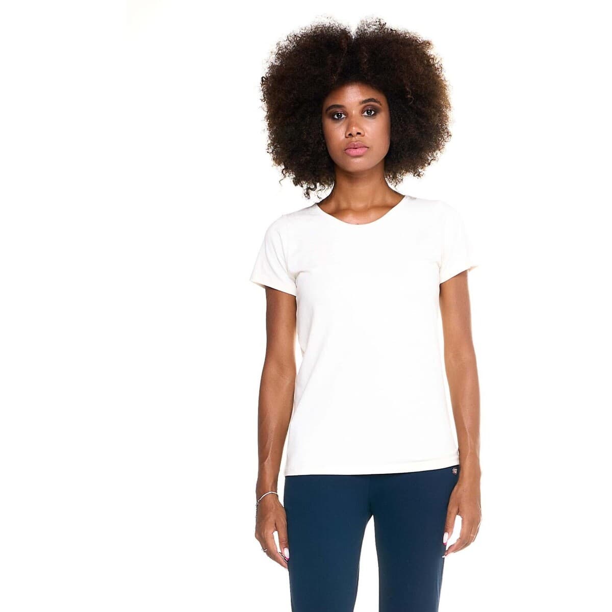 T-shirt με κοντά μανίκια Leone 1947 Woman Short Sleeves Basic