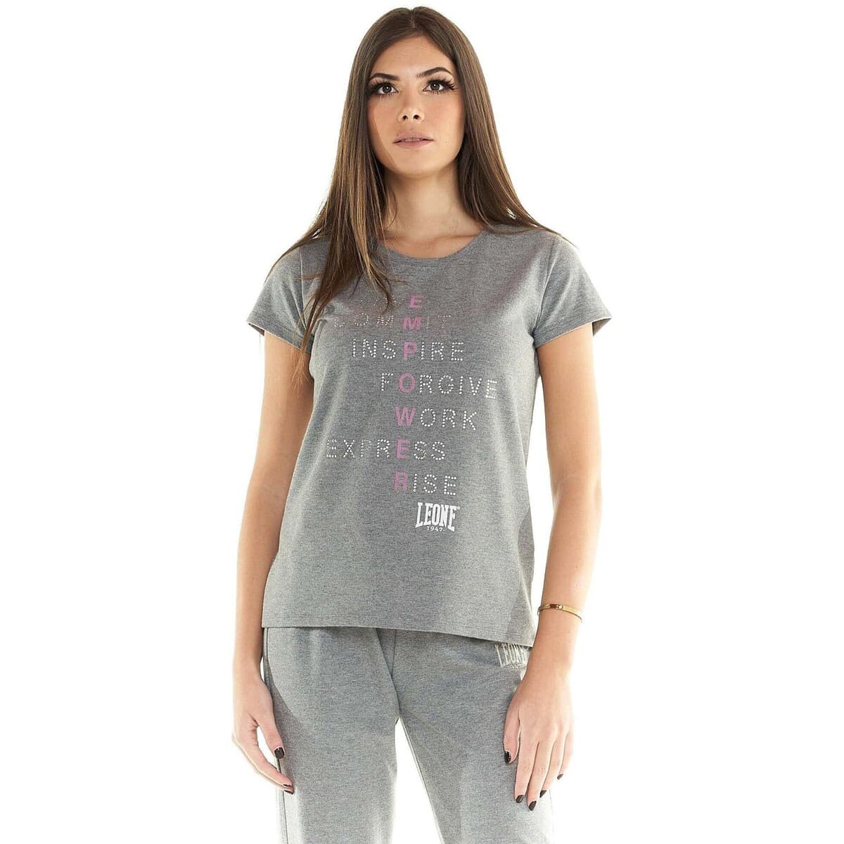 T-shirt με κοντά μανίκια Leone 1947 Woman Short Sleeves Leisure