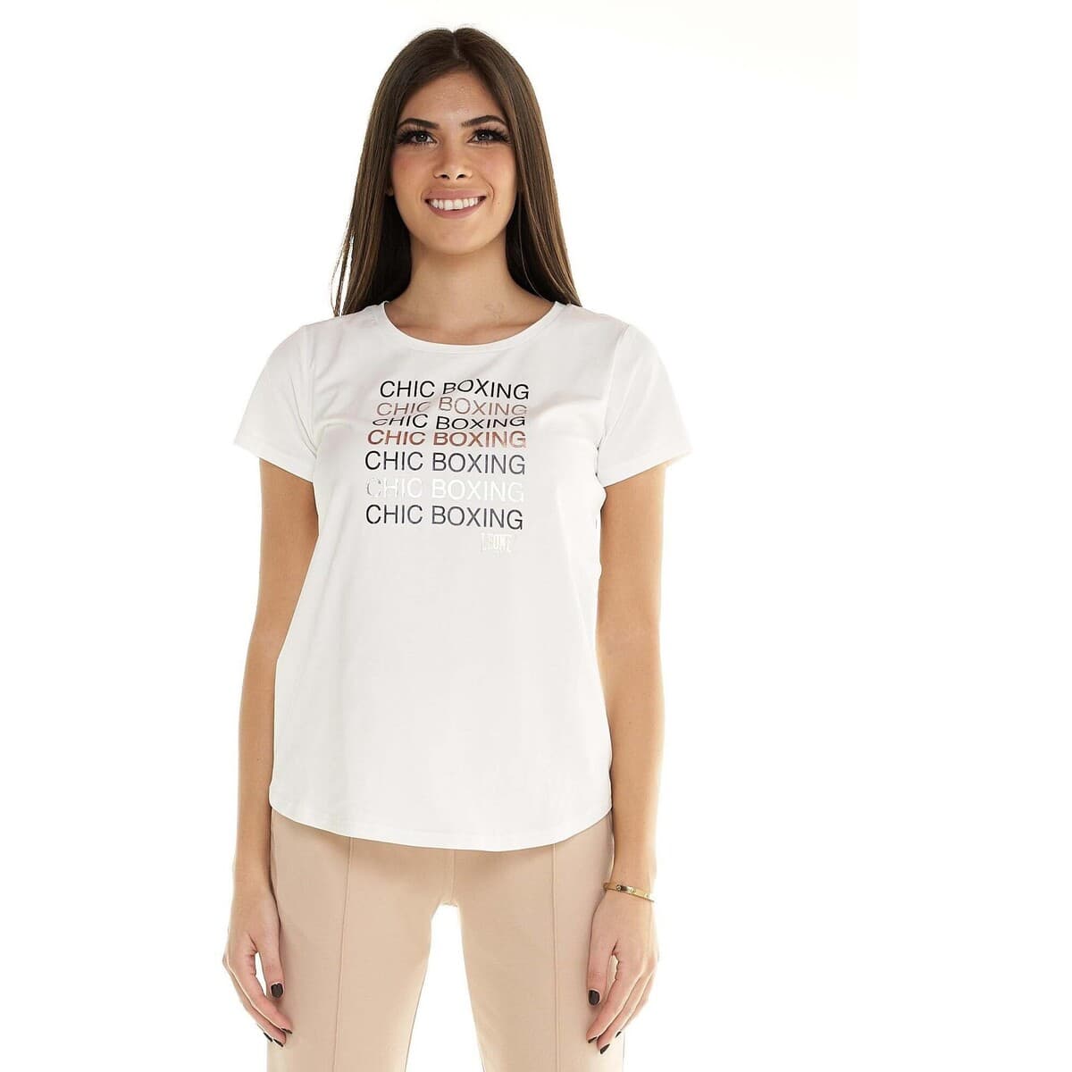 T-shirt με κοντά μανίκια Leone 1947 Woman Short Sleeves Chic Boxing