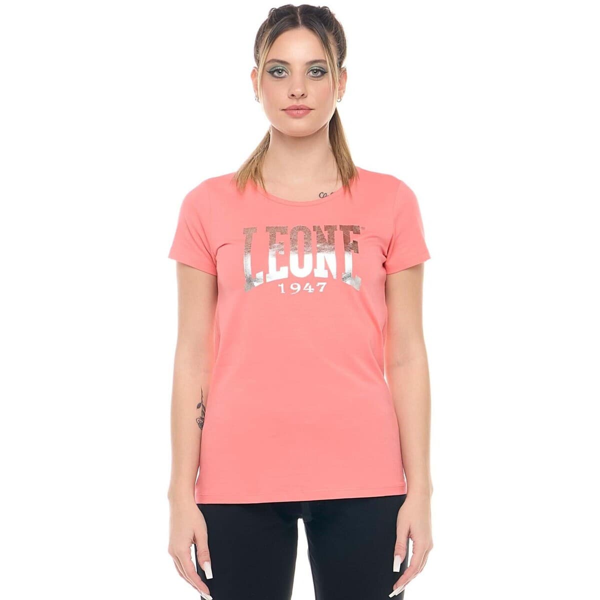 T-shirt με κοντά μανίκια Leone 1947 Woman Short Sleeves New Basic