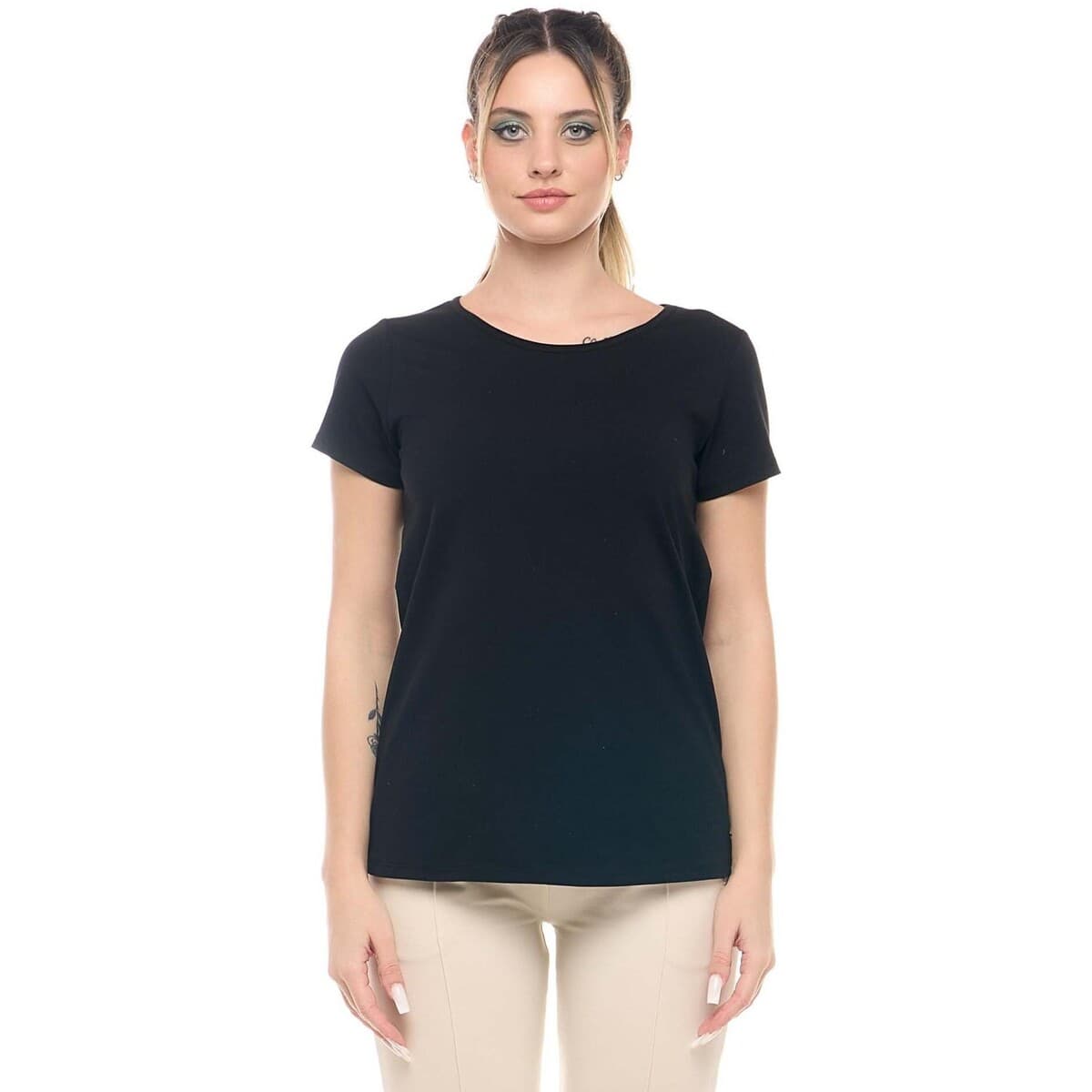 T-shirt με κοντά μανίκια Leone 1947 Woman Short Sleeves New Basic