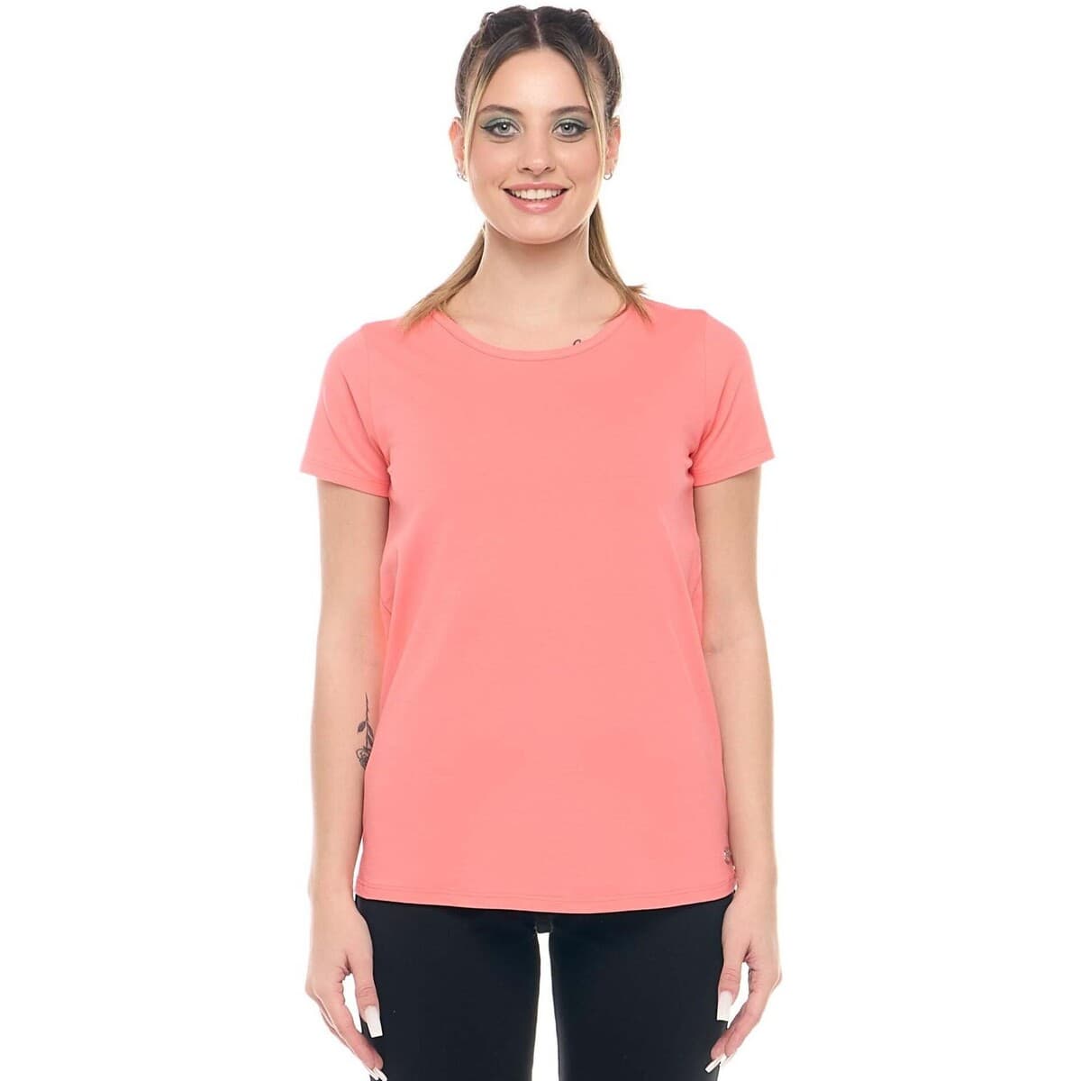 T-shirt με κοντά μανίκια Leone 1947 Woman Short Sleeves New Basic