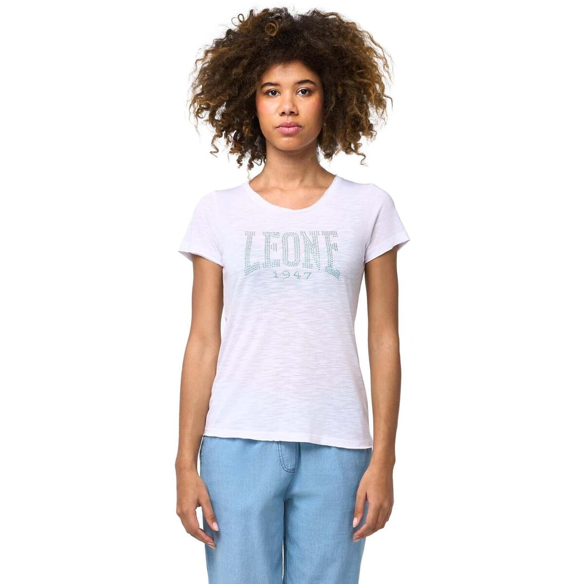 T-shirt με κοντά μανίκια Leone 1947 Woman Short Sleeves Bright