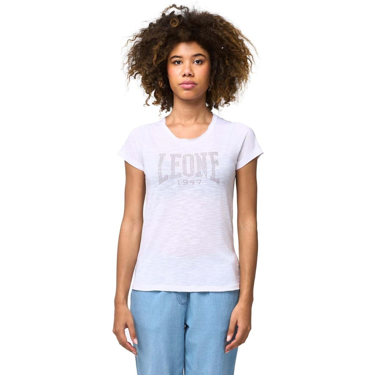 T-shirt με κοντά μανίκια Leone 1947 Woman Short Sleeves Bright