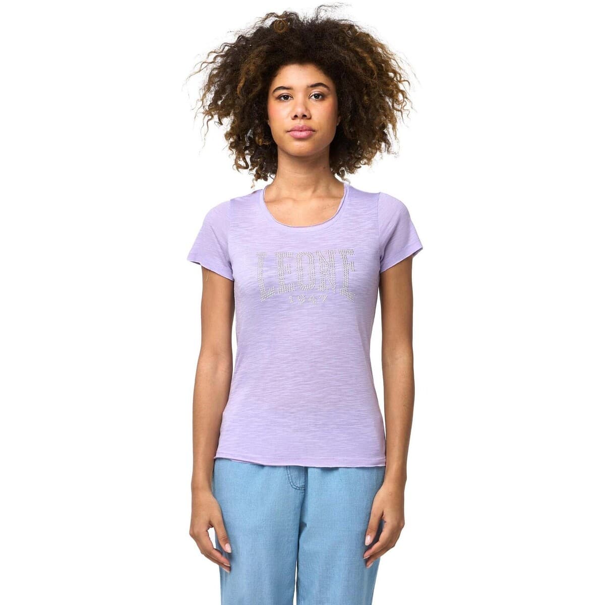 T-shirt με κοντά μανίκια Leone 1947 Woman Short Sleeves Bright