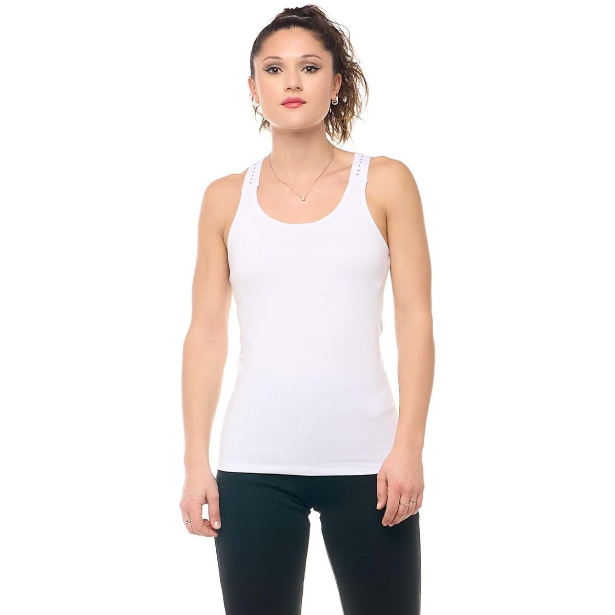Αμάνικα/T-shirts χωρίς μανίκια Leone 1947 Woman Tank Be Glam
