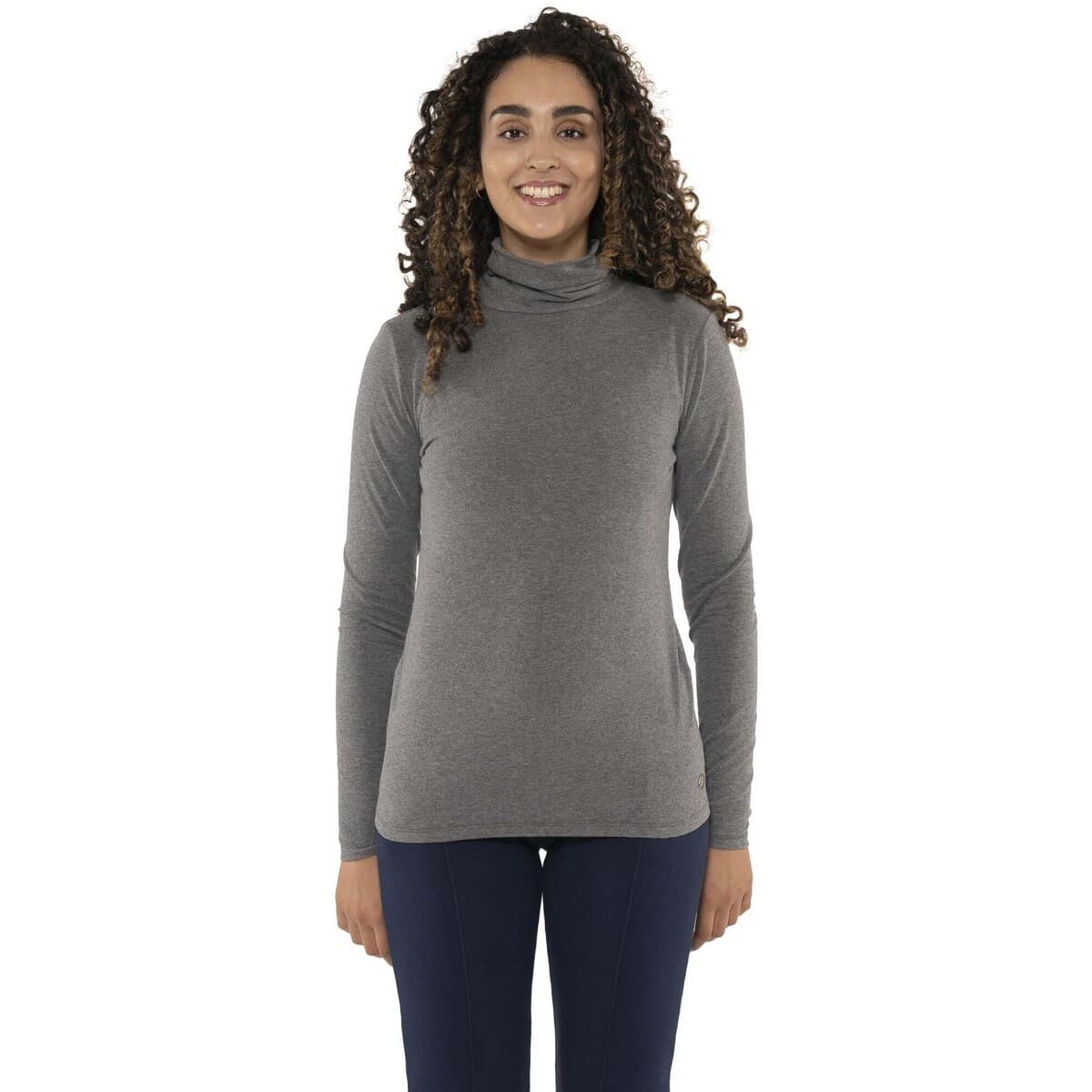 Μπλουζάκια με μακριά μανίκια Leone 1947 Woman High Collar Never Without