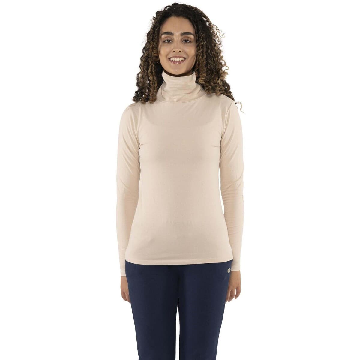 Μπλουζάκια με μακριά μανίκια Leone 1947 Woman High Collar Never Without
