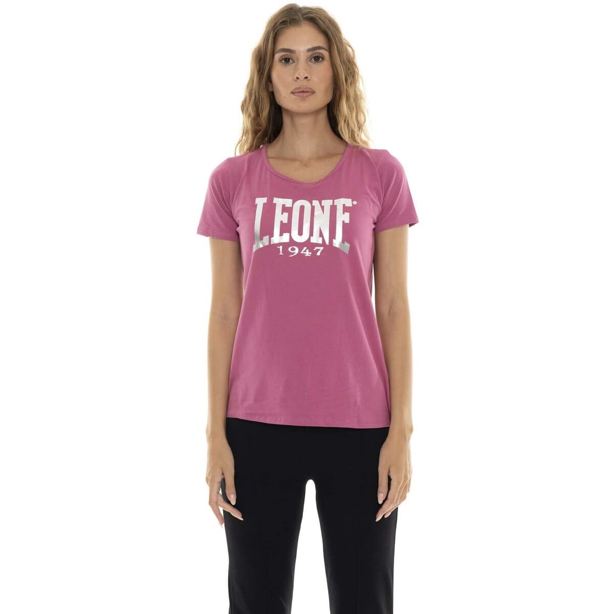 T-shirt με κοντά μανίκια Leone 1947 Woman Short Sleeves Never Without
