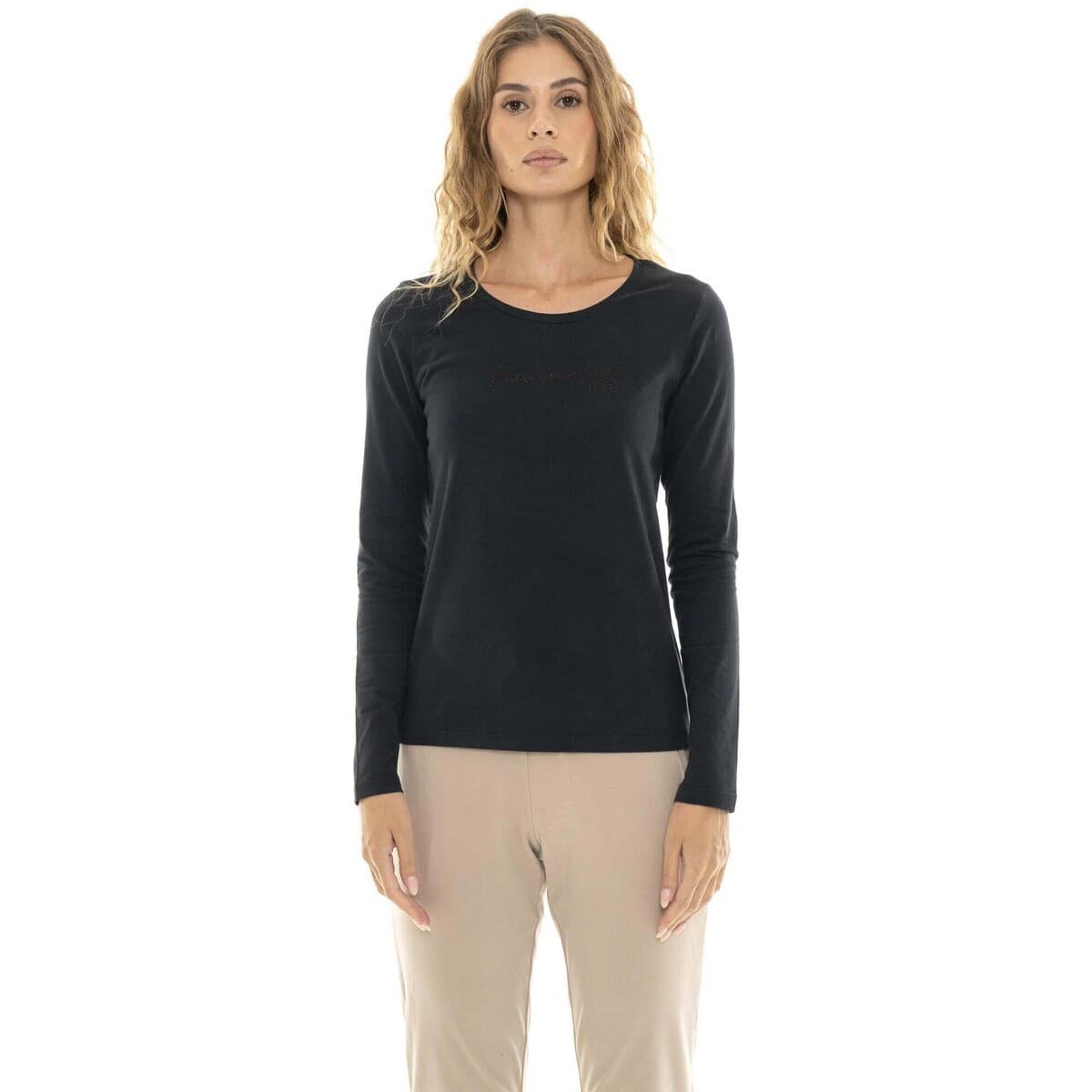 Μπλουζάκια με μακριά μανίκια Leone 1947 Woman Long Sleeves Relaxed