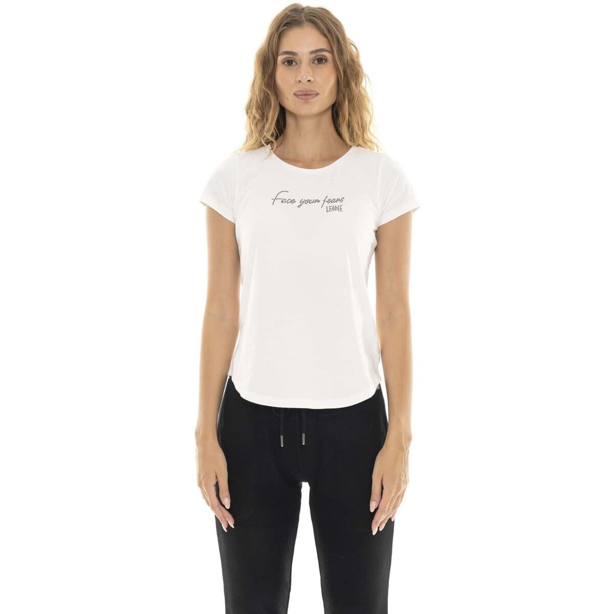 T-shirt με κοντά μανίκια Leone 1947 Woman Short Sleeves Relaxed