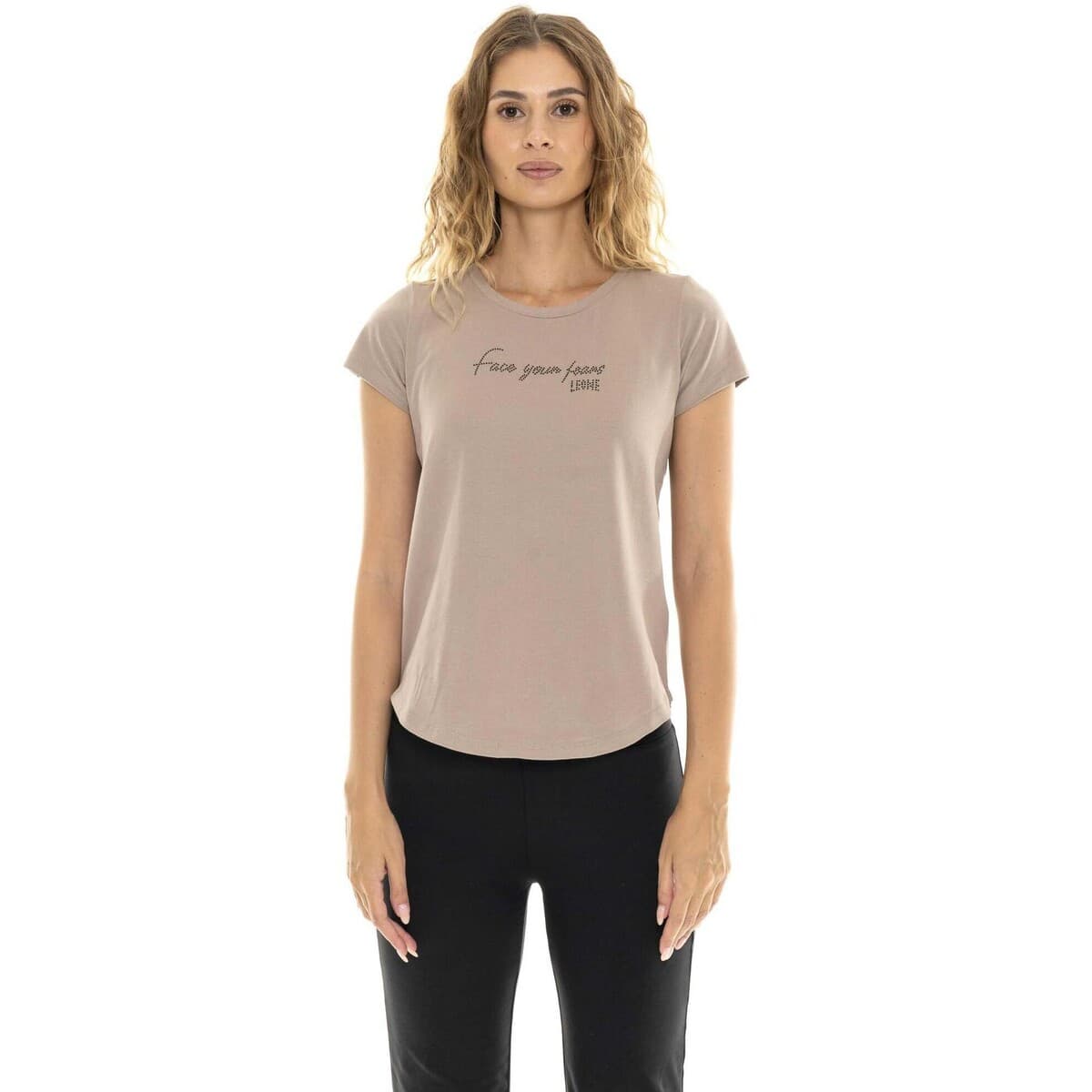 T-shirt με κοντά μανίκια Leone 1947 Woman Short Sleeves Relaxed