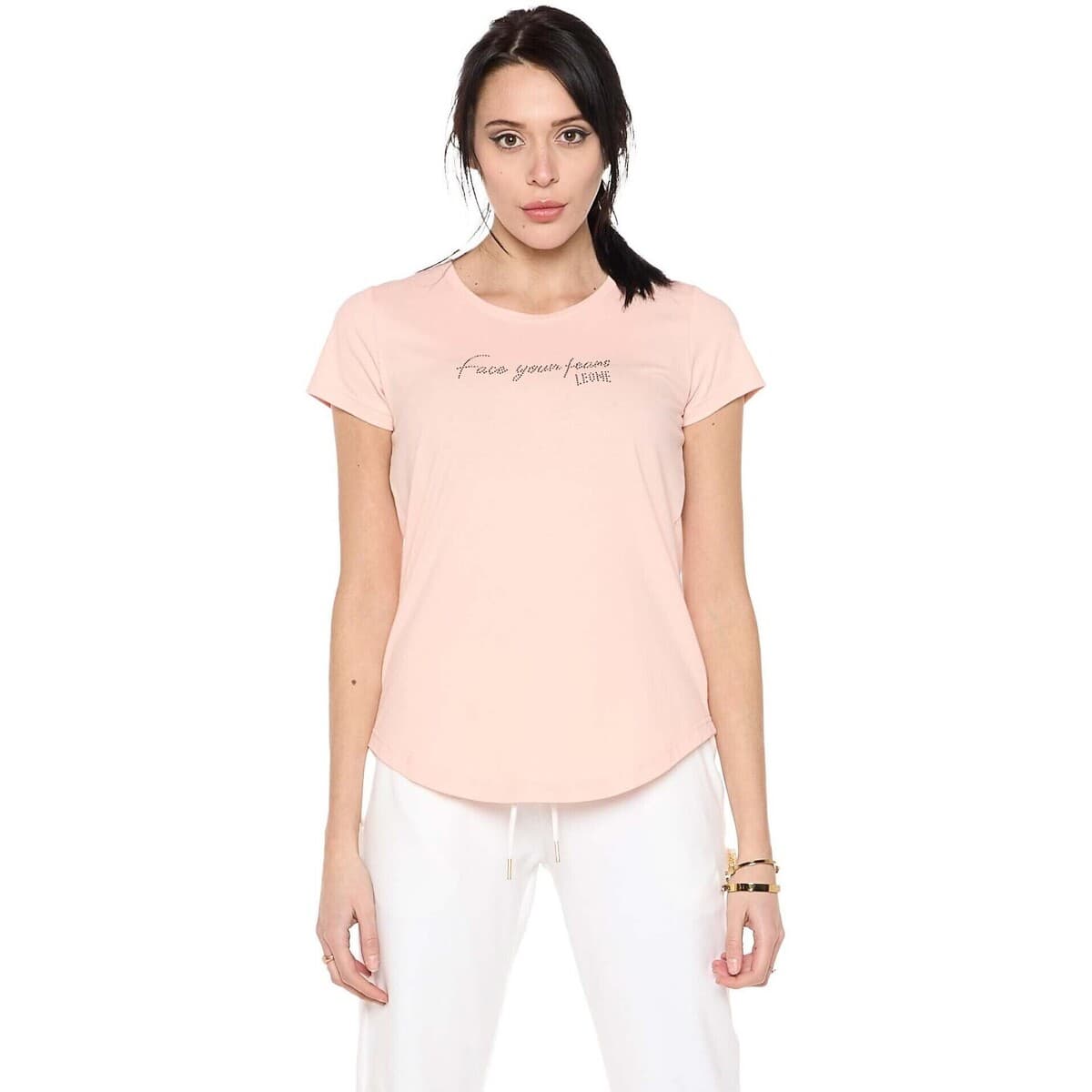 T-shirt με κοντά μανίκια Leone 1947 Woman Short Sleeves Relaxed