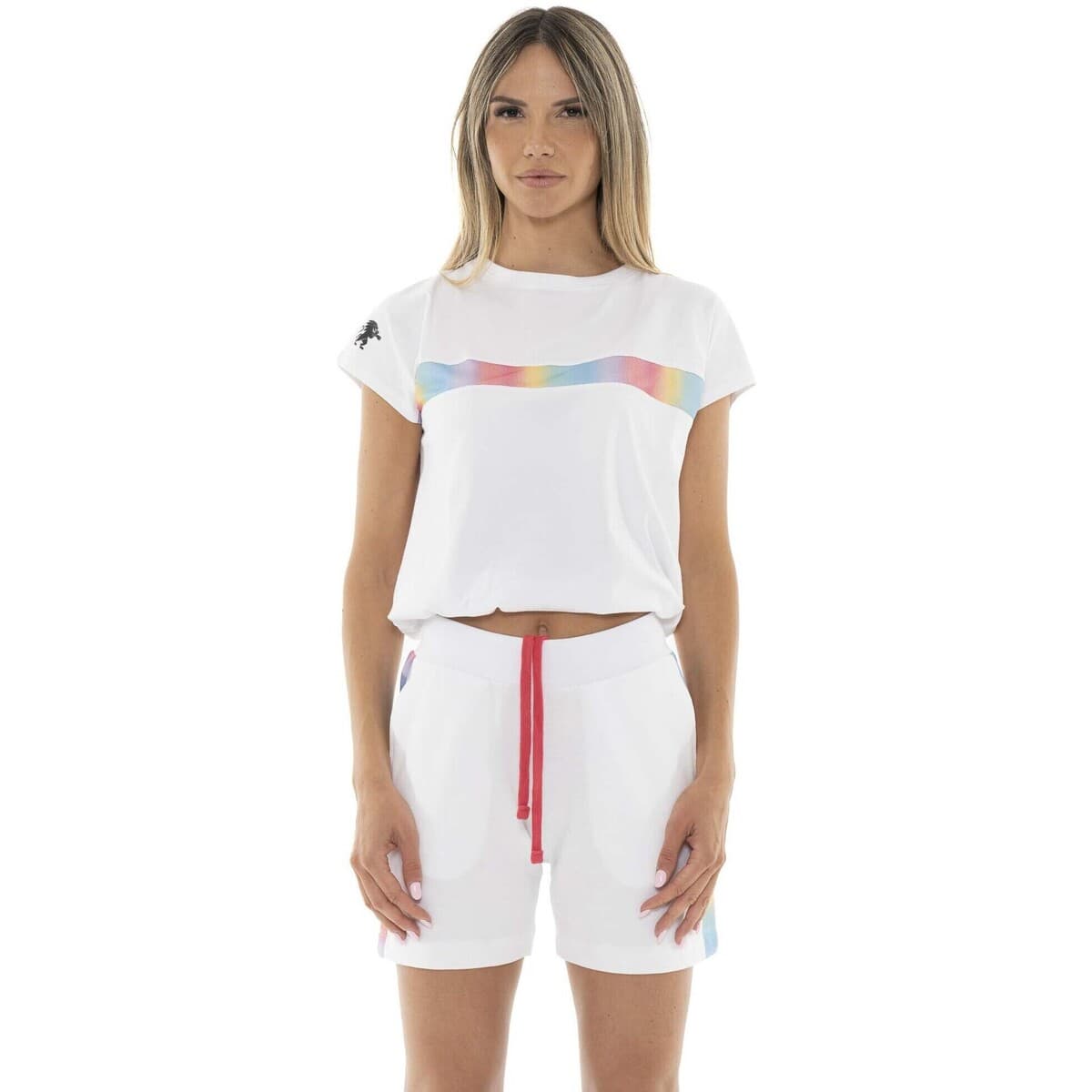 T-shirt με κοντά μανίκια Leone 1947 Woman Short Sleeves Summer Bright