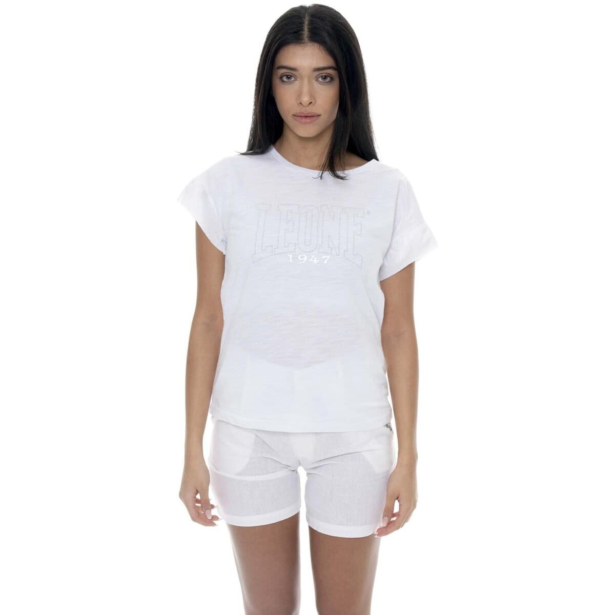T-shirts & Polos Leone 1947 Woman Short Sleeves Fancy Stripes