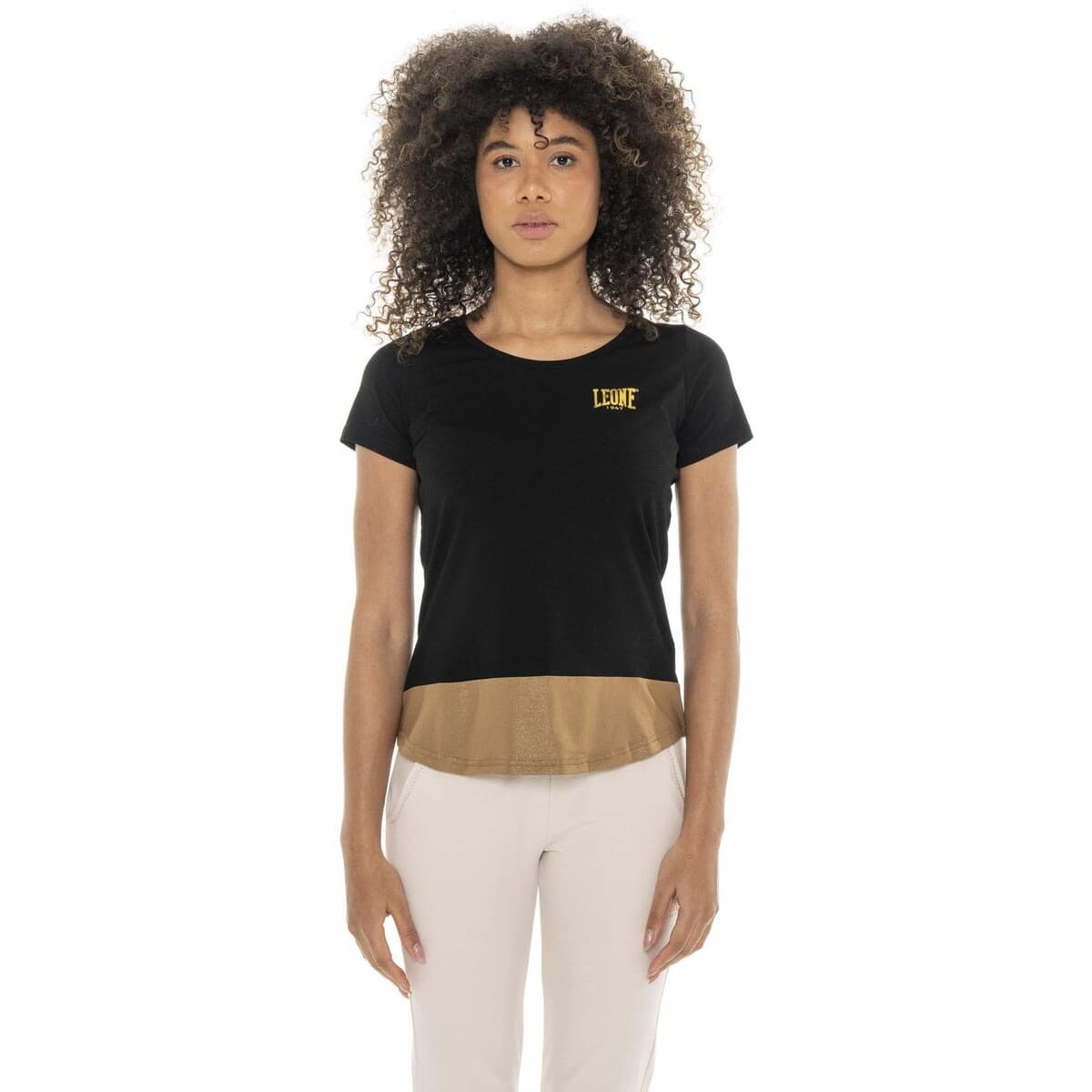 T-shirt με κοντά μανίκια Leone 1947 Woman Shor Sleeves Chic
