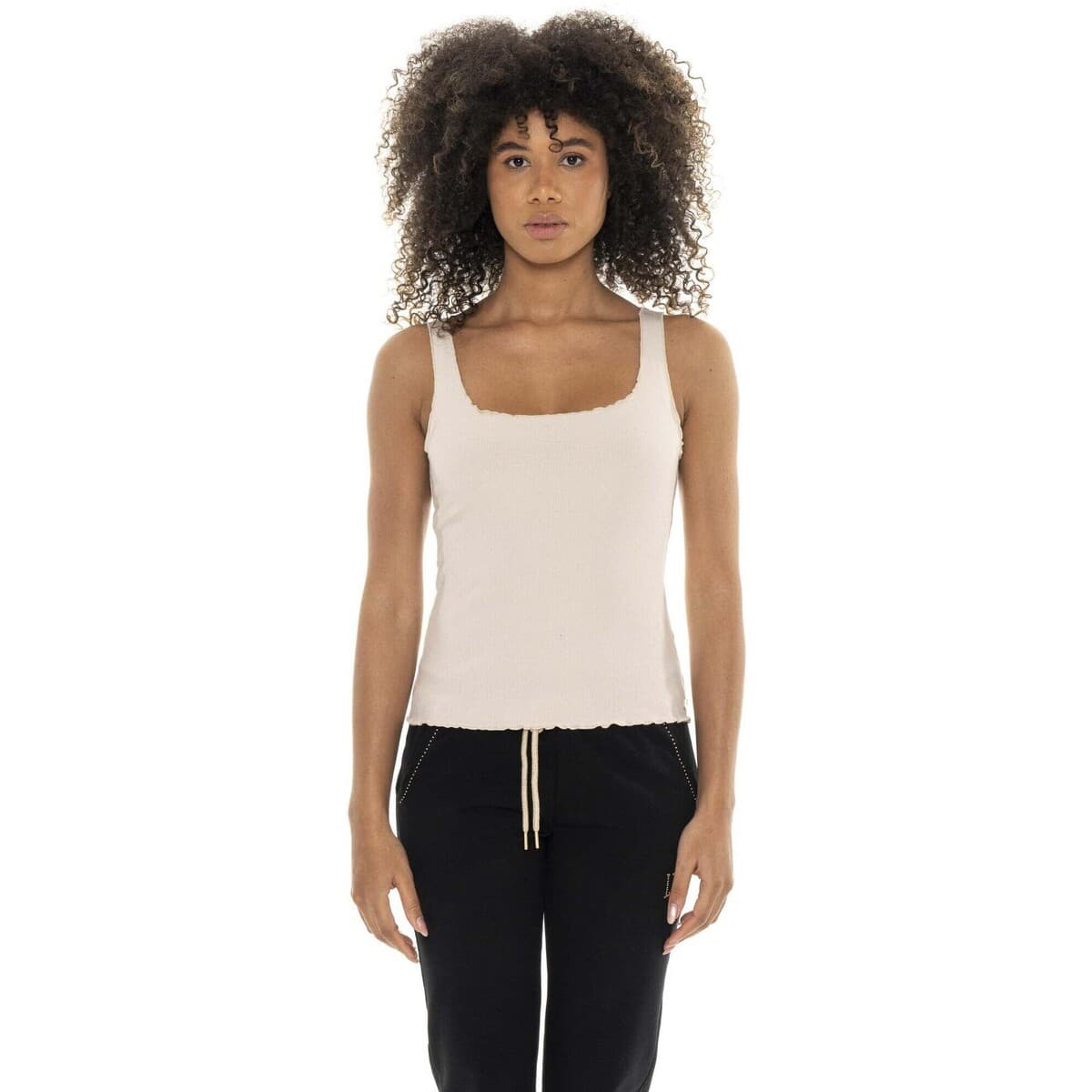 Αμάνικα/T-shirts χωρίς μανίκια Leone 1947 Woman Tank Rib Chic