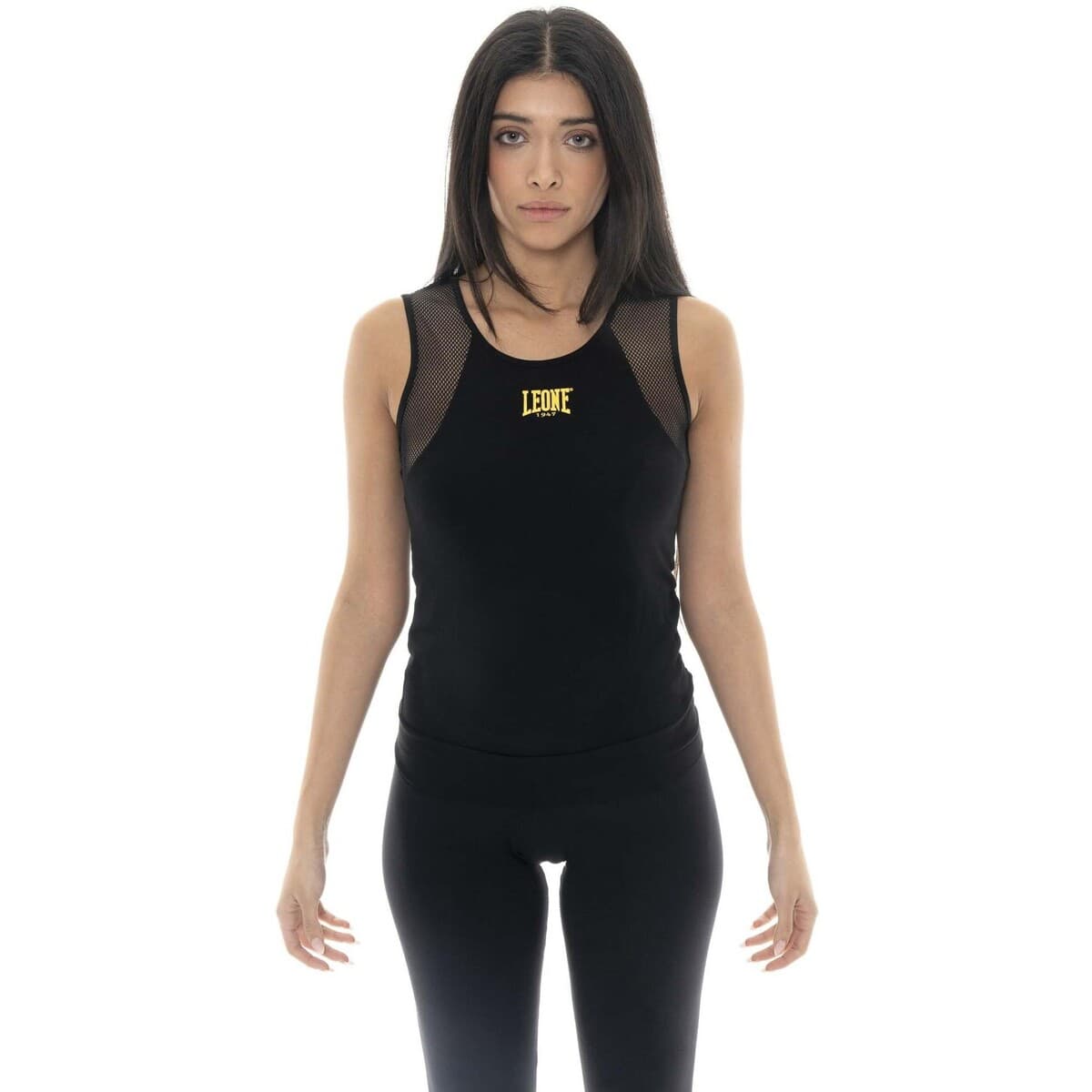 Αμάνικα/T-shirts χωρίς μανίκια Leone 1947 Woman T-Shirt Sleeveless Gold