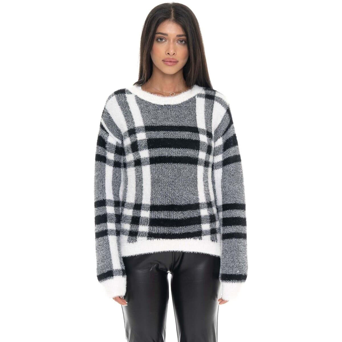 Φούτερ Leone 1947 Woman Crewneck Knitted Glam Winter
