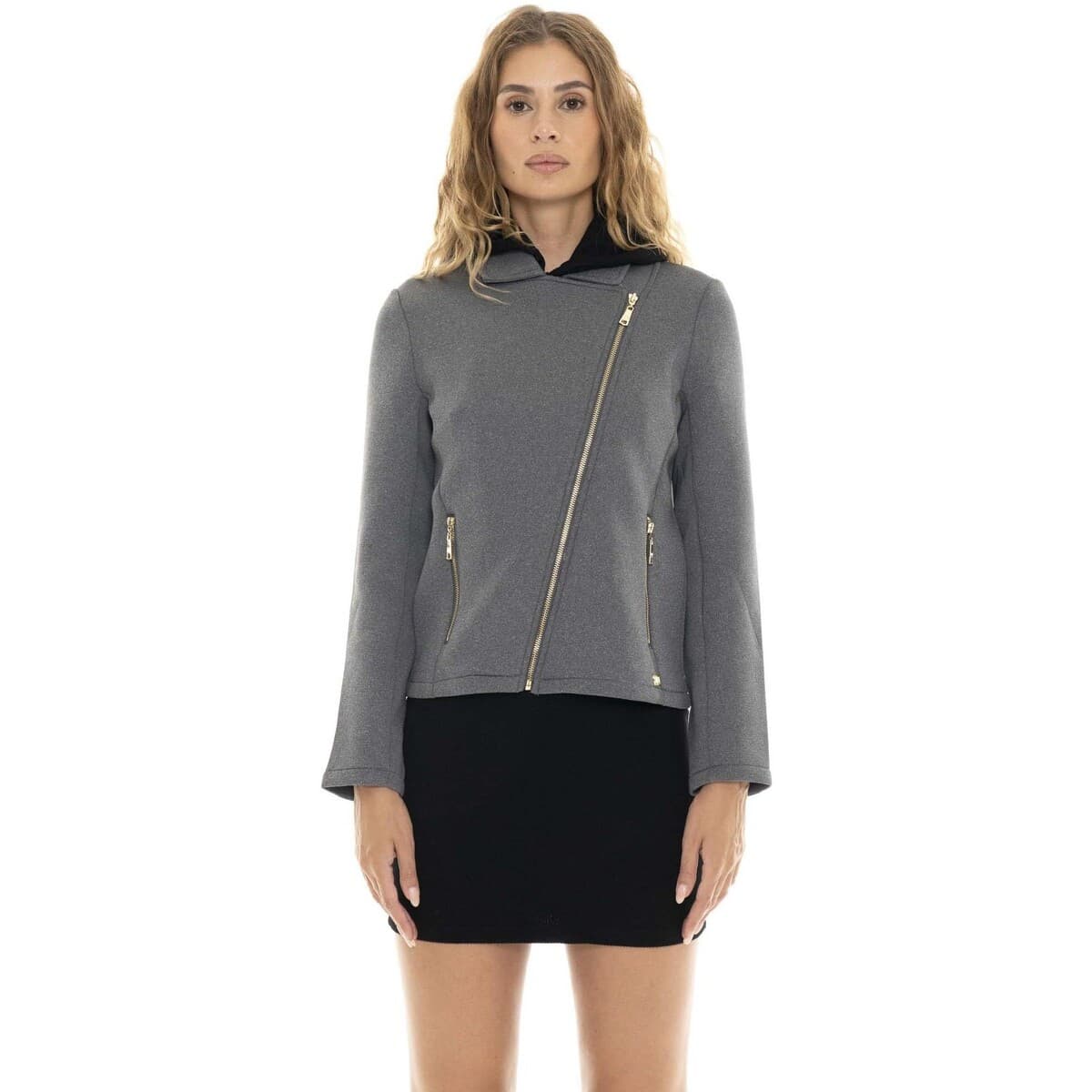 Σακάκι/Blazers Leone 1947 Woman Neoprene Jackets Gold Studs