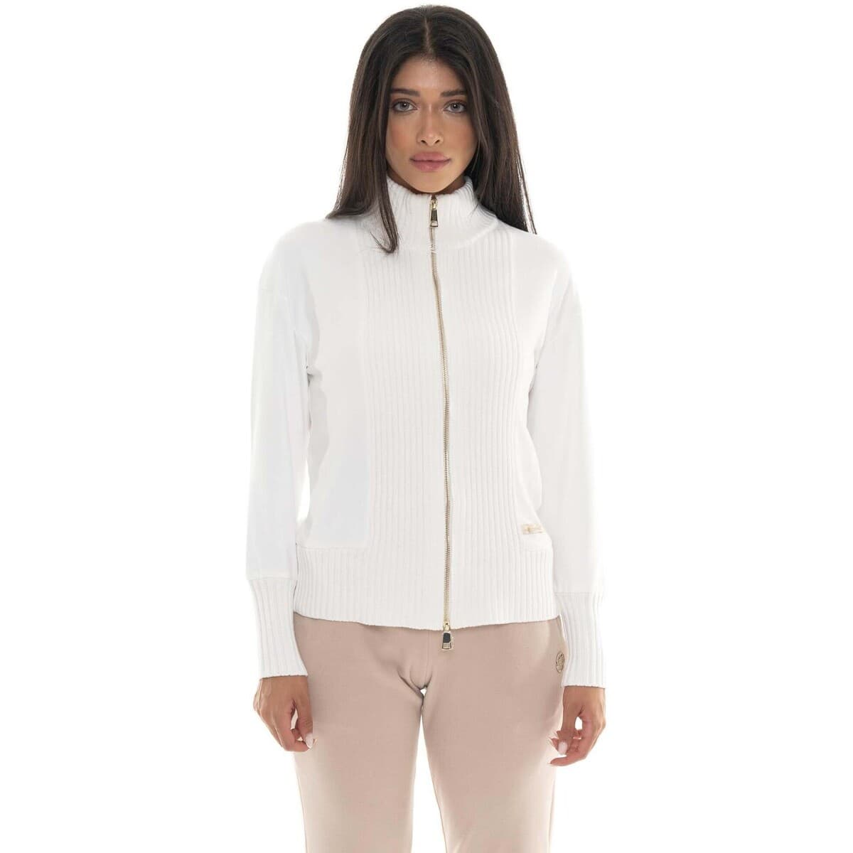 Μπουφάν / Ζακέτες Leone 1947 Woman Full Zip High Collar Warm Touch