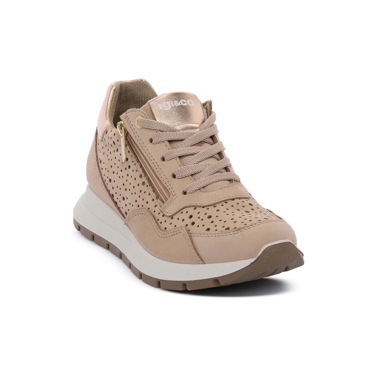 Xαμηλά Sneakers IgI&CO ERMIONE BEIGE
